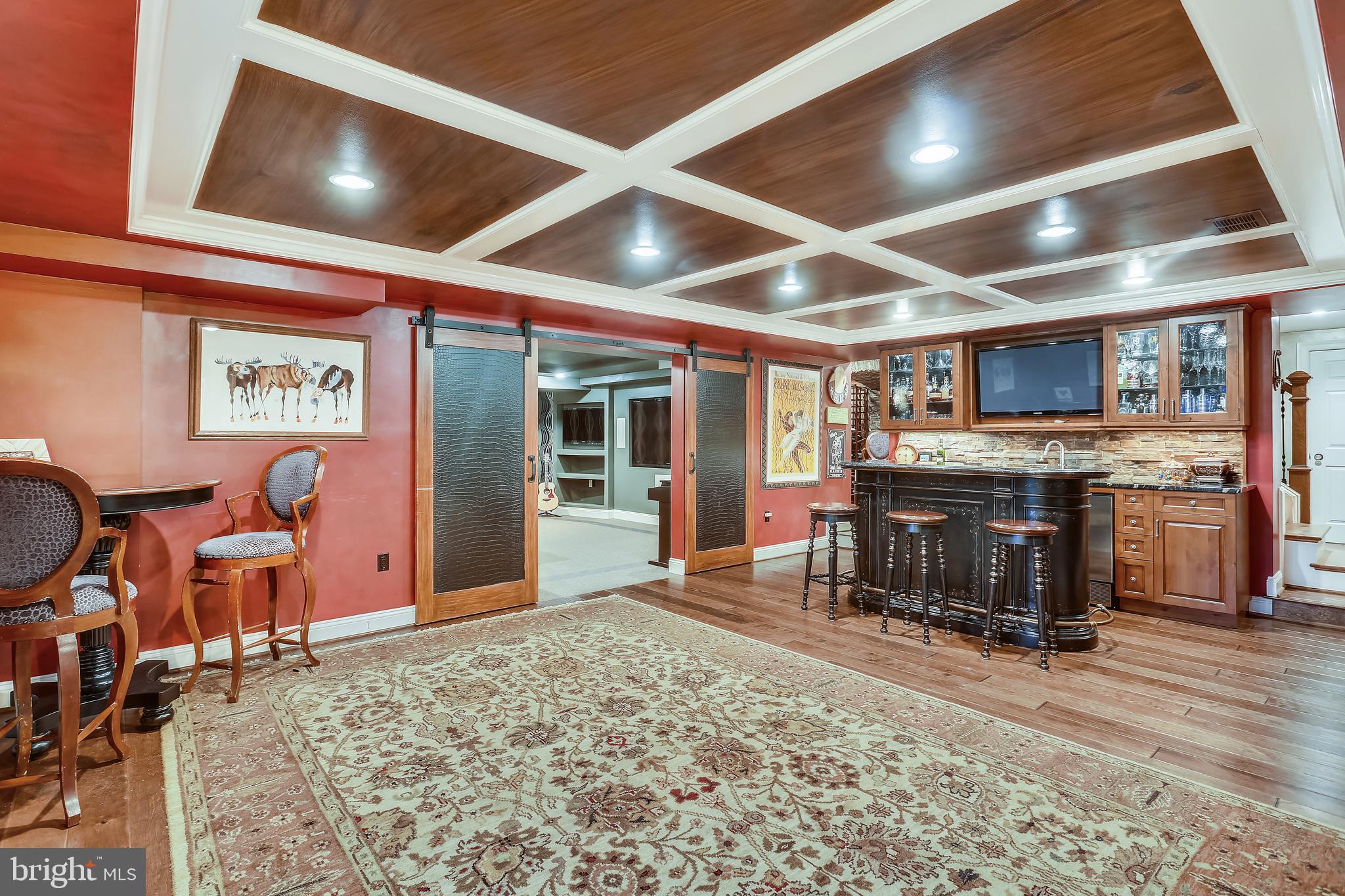 5417 Lambeth Road Bethesda, MD 20814 - Photo 44 of 65 Amazing Recreation Room with Full Wet Bar