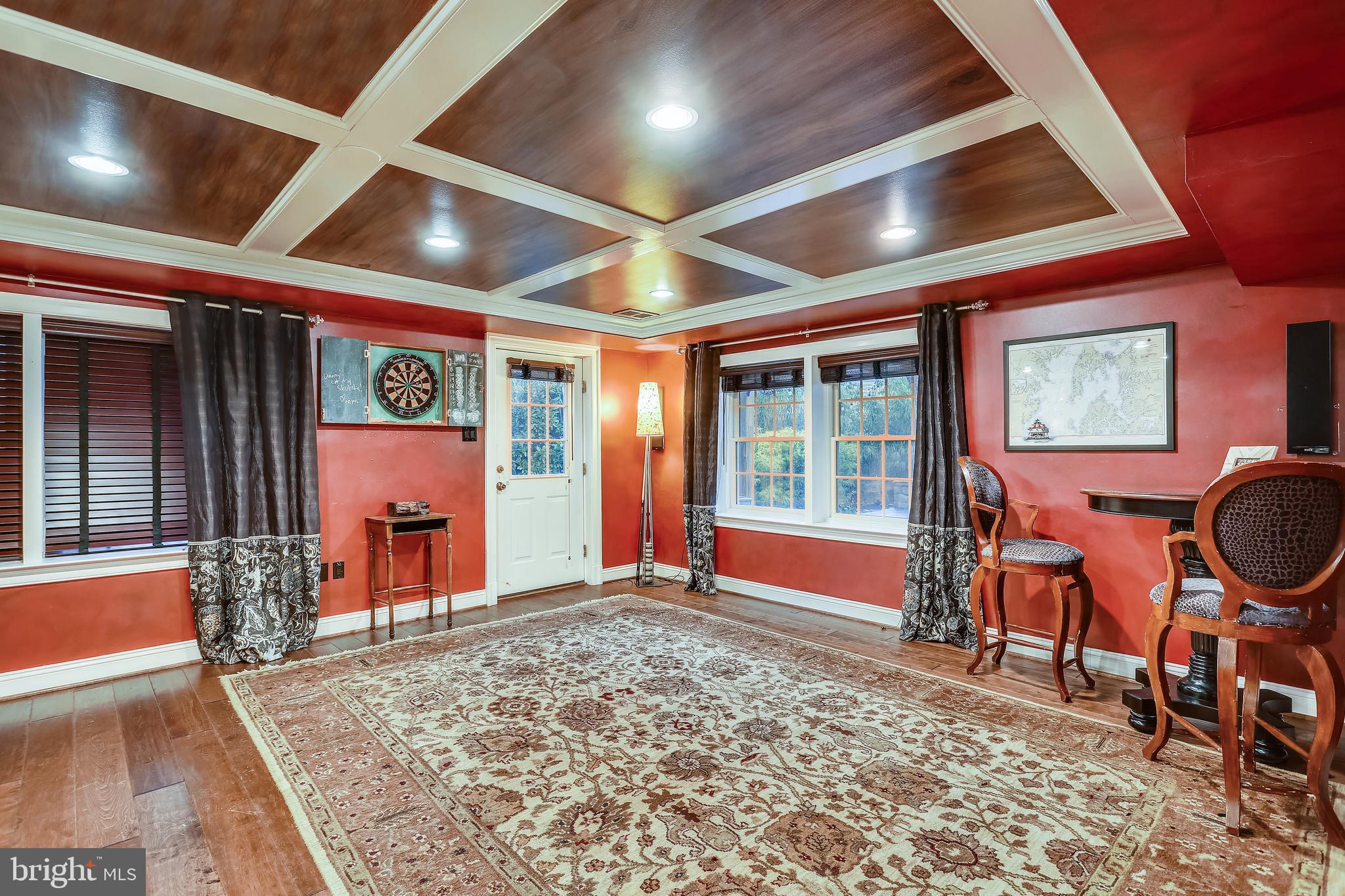 5417 Lambeth Road Bethesda, MD 20814 - Photo 46 of 65 Coffered Style Ceiling