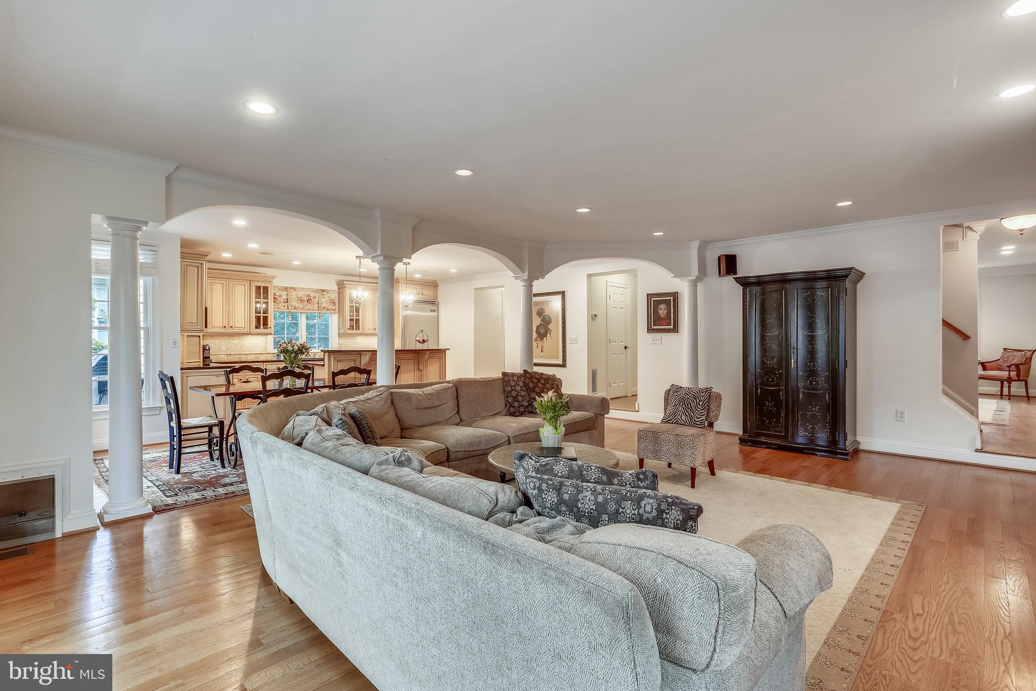 5417 Lambeth Road Bethesda, MD 20814 - Photo 7 of 65 Spacious Family Room Opens to Kitchen
