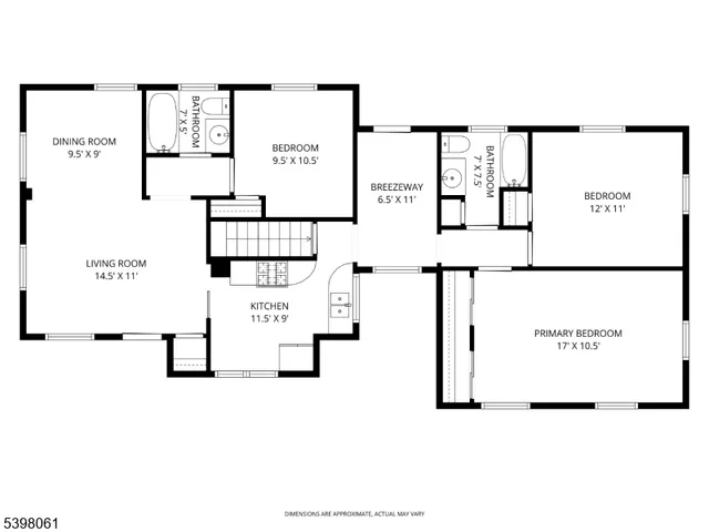 a picture of a floor plan