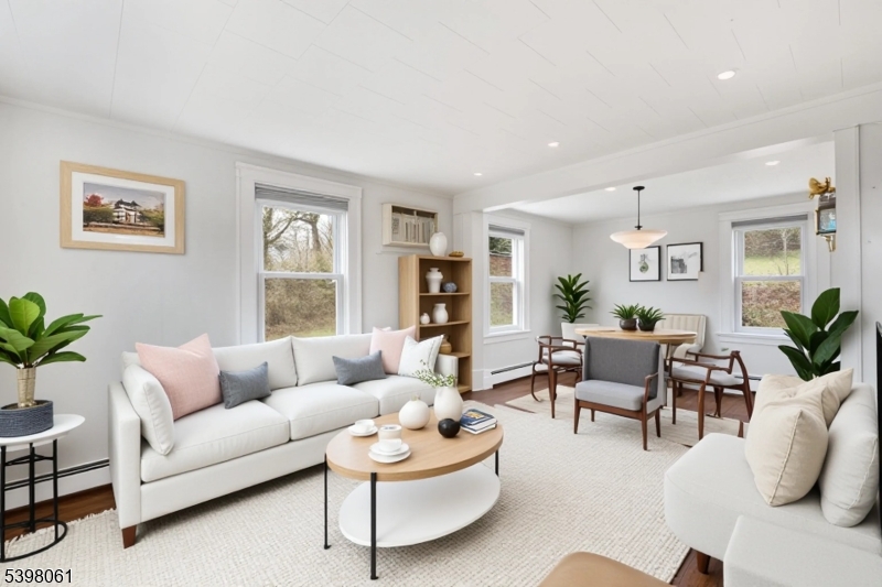 34 Old Mountain Road Lebanon, NJ 08833 - Photo 10 of 26 a living room with furniture and a wooden floor