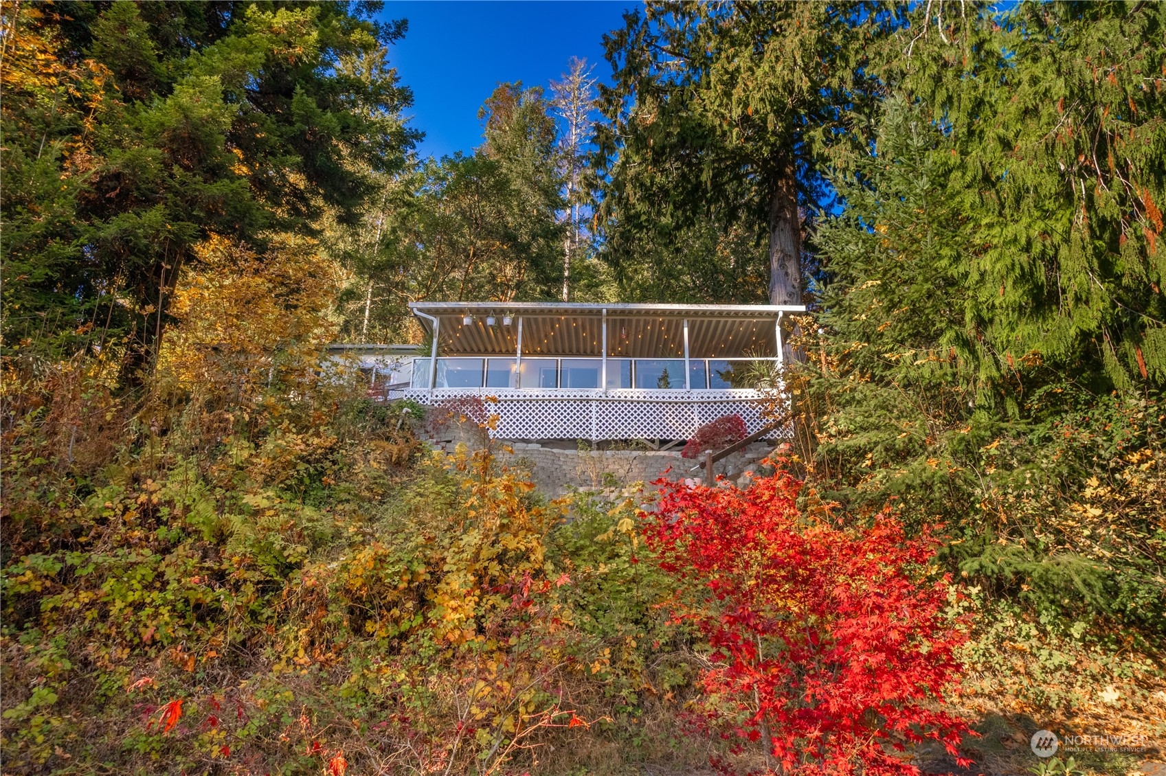 9320 Northeast North Shore Road Belfair, WA 98528 - Photo 11 of 40 a balcony with yard