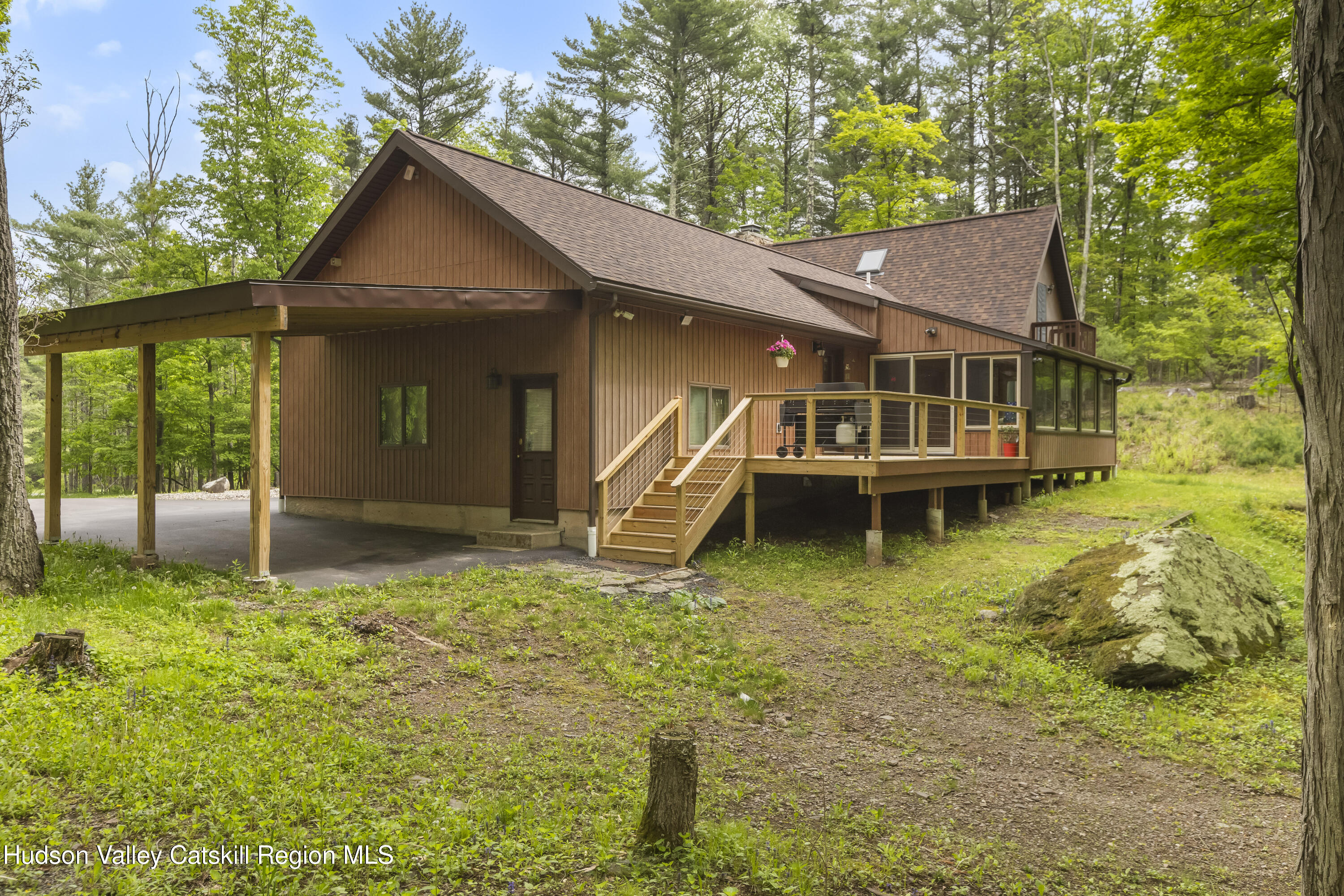 48 Deer Park Road Round Top, NY 12473 - Photo 20 of 33 attached carport off main house