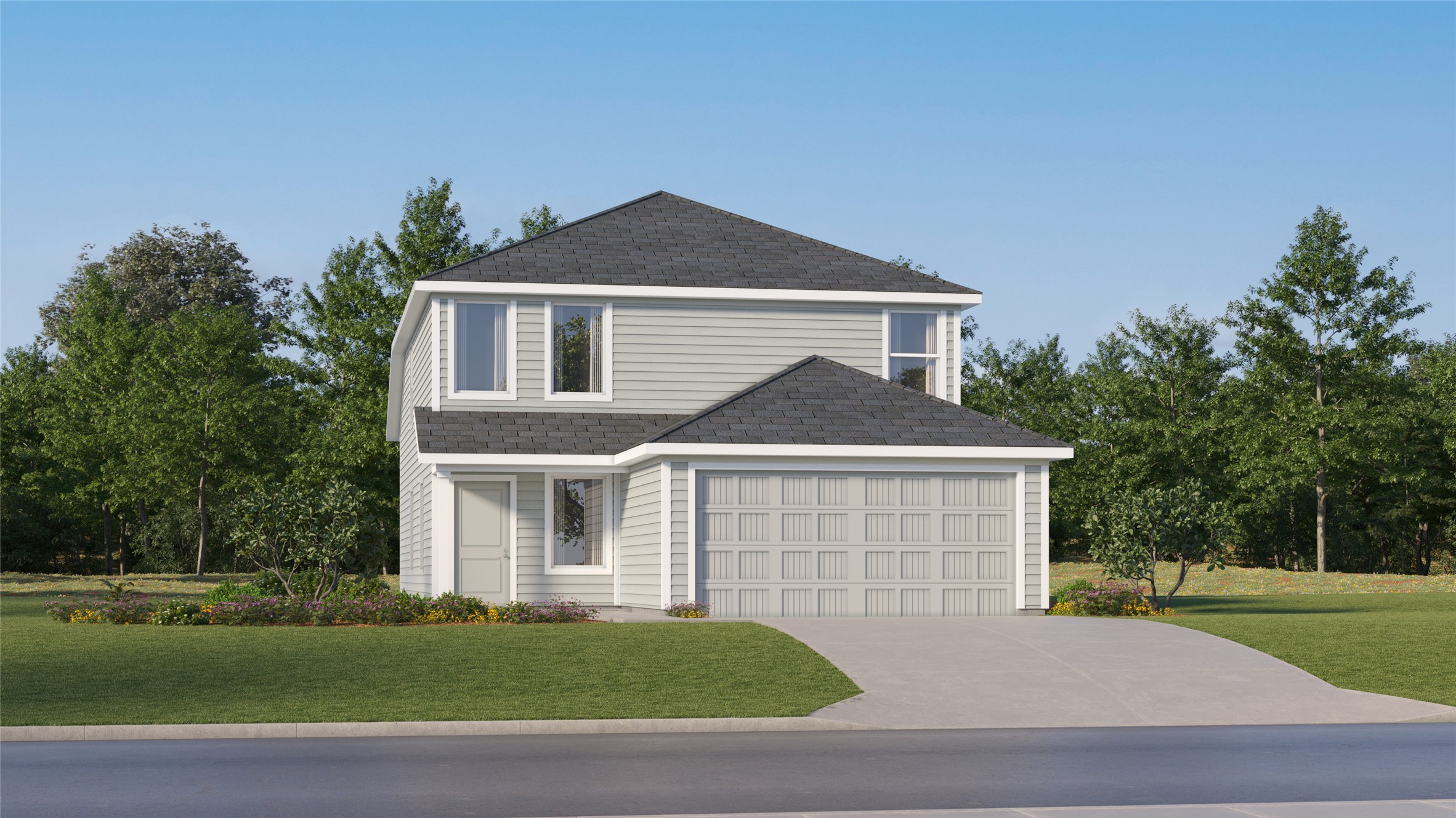 771 Whoopers Loop Kyle, TX 78640 - Photo 7 of 34 a front view of a house with a yard