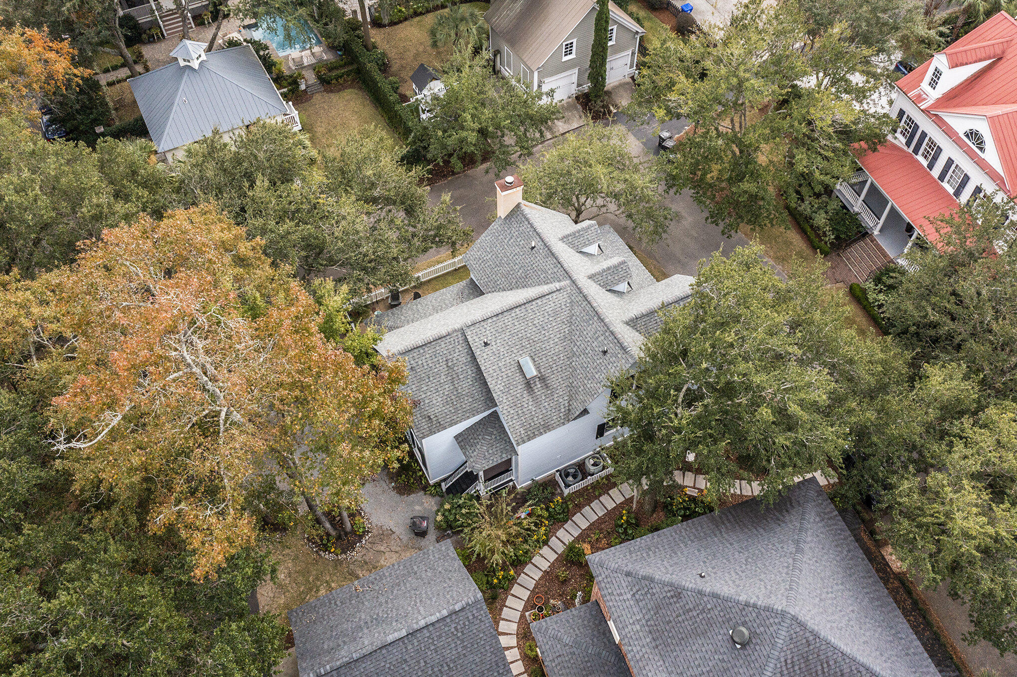 42 Isle Of Hope Road Mount Pleasant, SC 29464 - Photo 36 of 37 Bird's Eye View