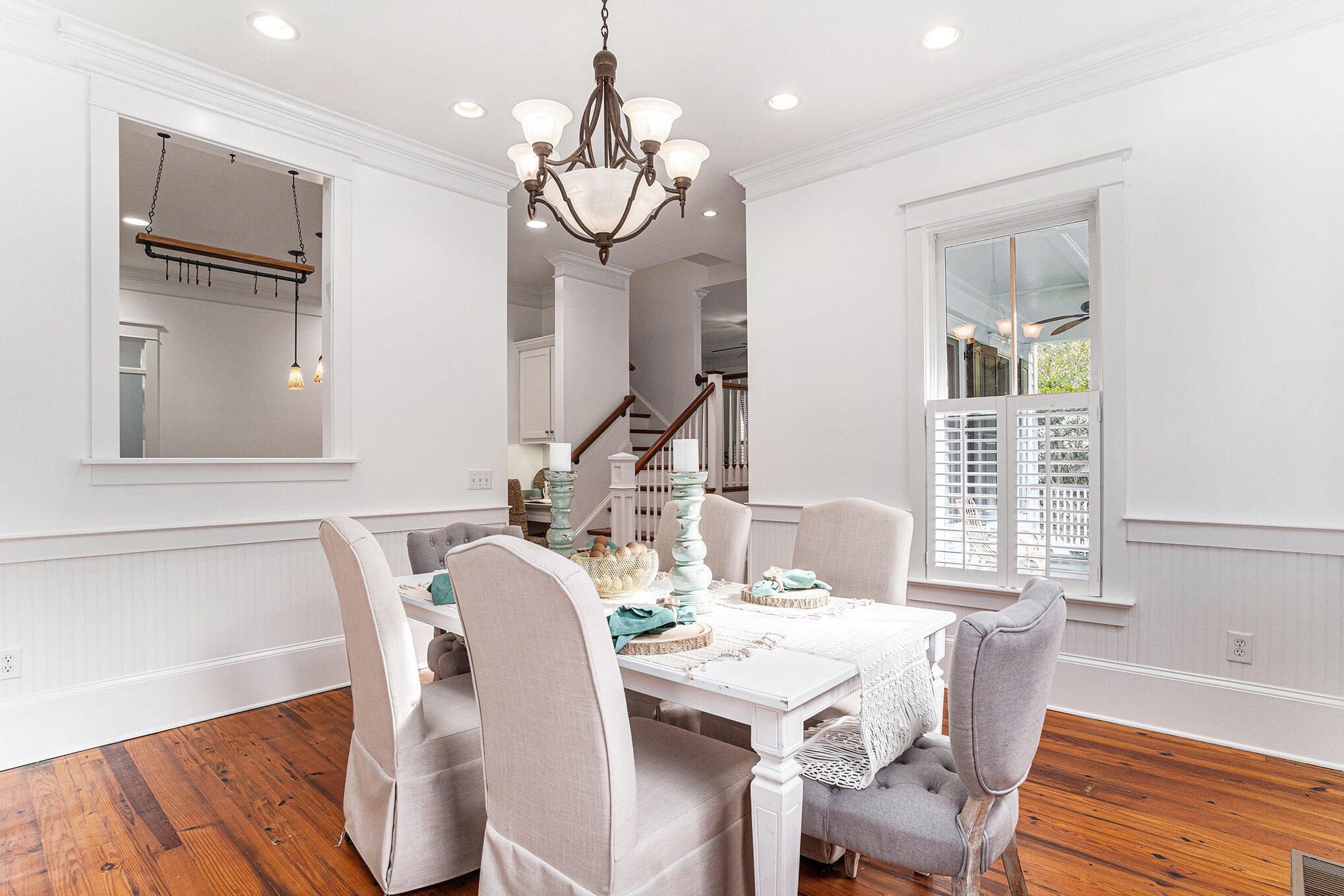 42 Isle Of Hope Road Mount Pleasant, SC 29464 - Photo 8 of 37 Dining Room to Staircase