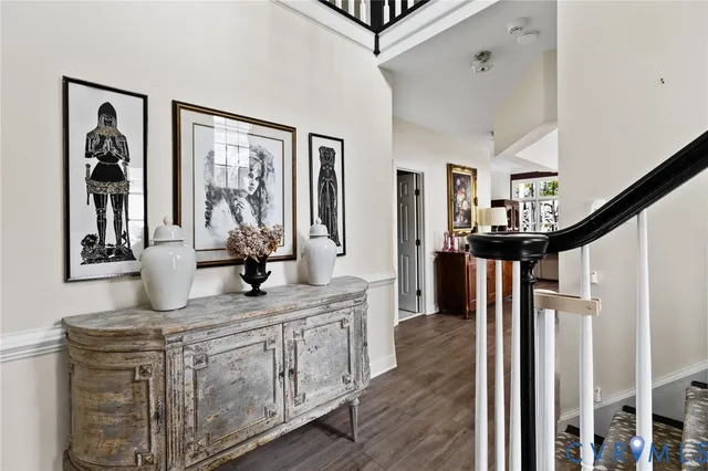 a kitchen with sink cabinets and refrigerator