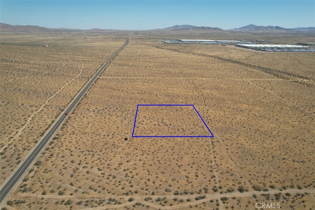 Dale Evans Pkwy to the left of photo - Looking North Apple Valley toward Walmart/former Big Lots Distribution Centers.