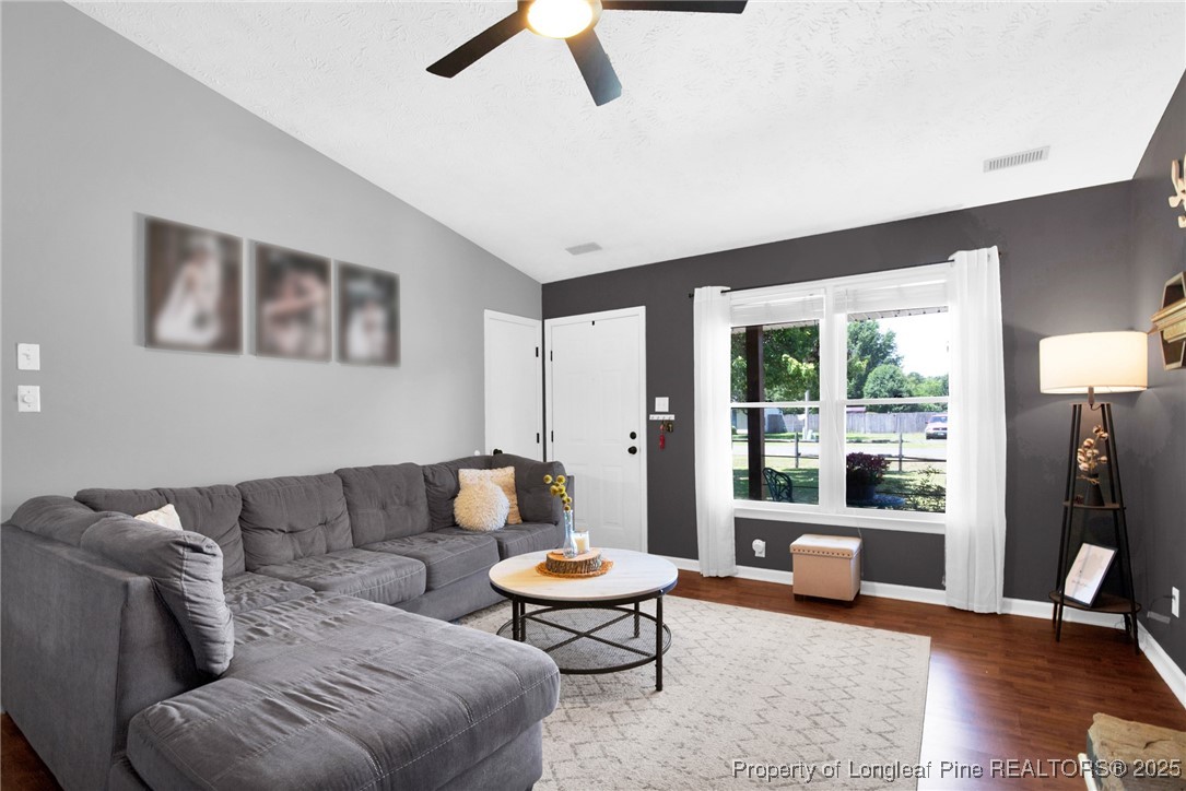 156 Barefoot Road Fayetteville, NC 28306 - Photo 6 of 28 a living room with furniture and a large window