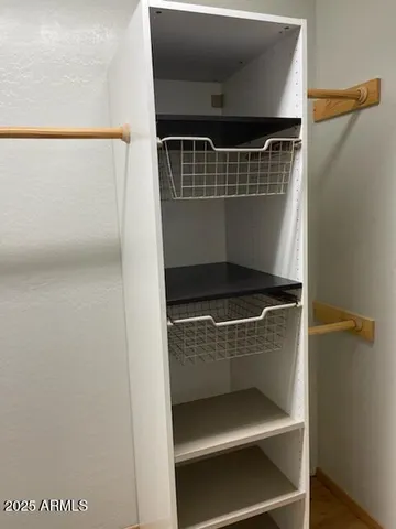 a view of storage and utility room