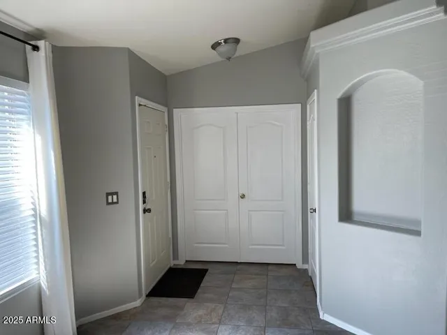 a view of an empty room