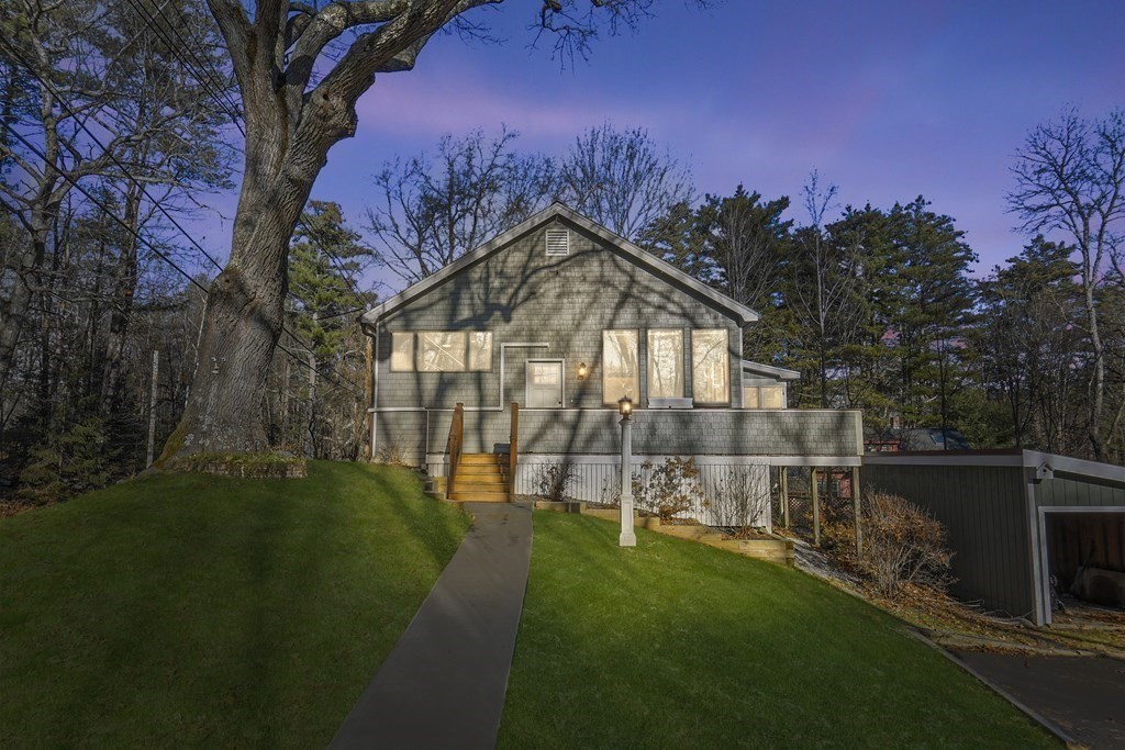 132 Pepperell Road Groton, MA 01450 - Photo 30 of 31 a view of an outdoor space with a garden