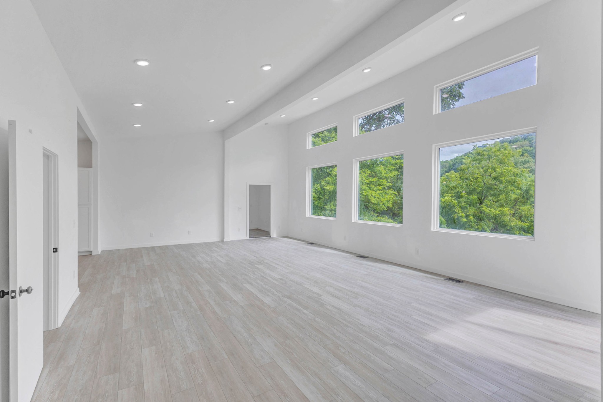 515 Big Branch Road Granville, TN 38564 - Photo 23 of 76 an empty room with wooden floor and windows