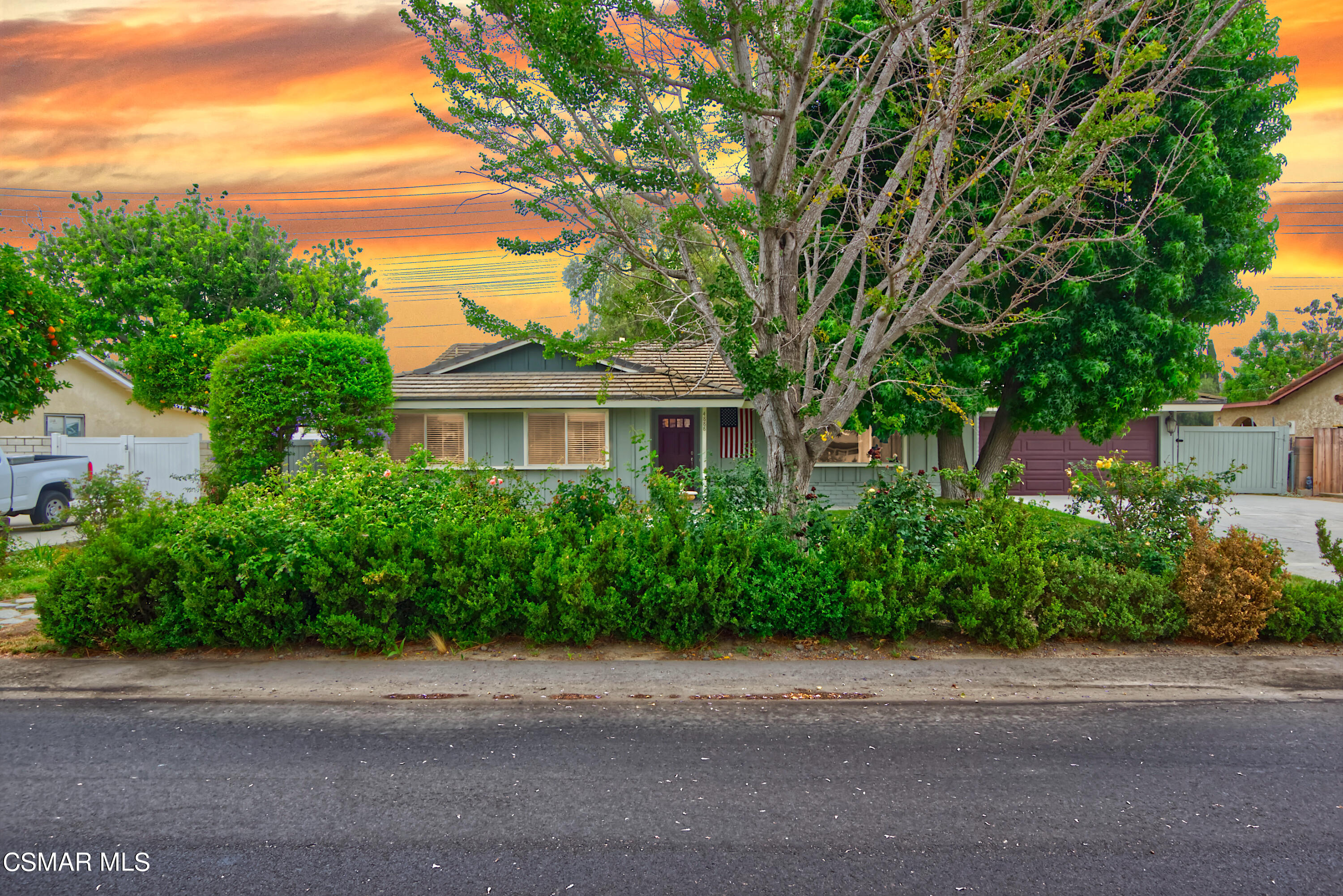 4888 Mira Sol Drive Moorpark, CA 93021 - Photo 2 of 39 front view of a house with a garden