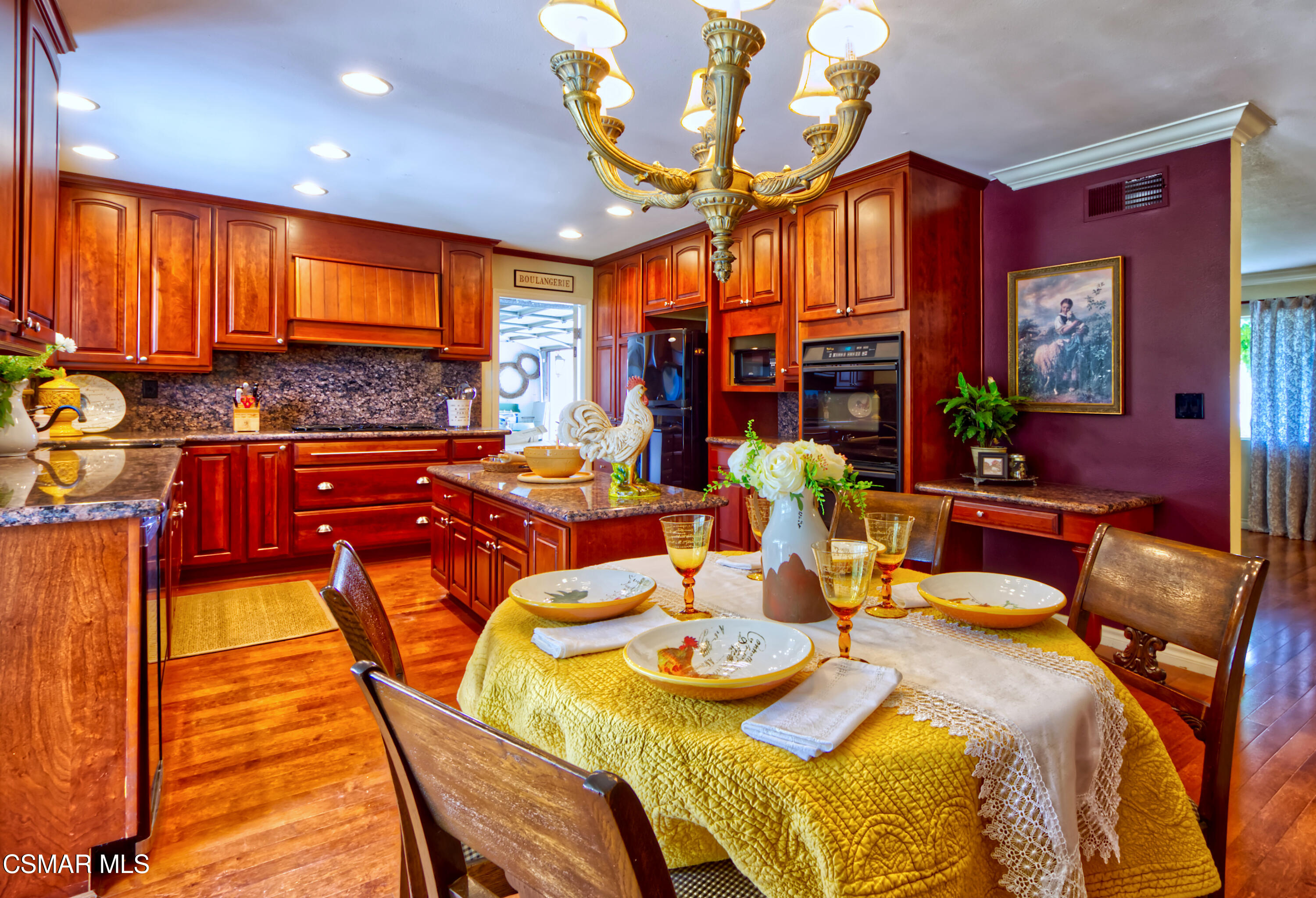 4888 Mira Sol Drive Moorpark, CA 93021 - Photo 10 of 39 a dining room with furniture a kitchen view and a large window