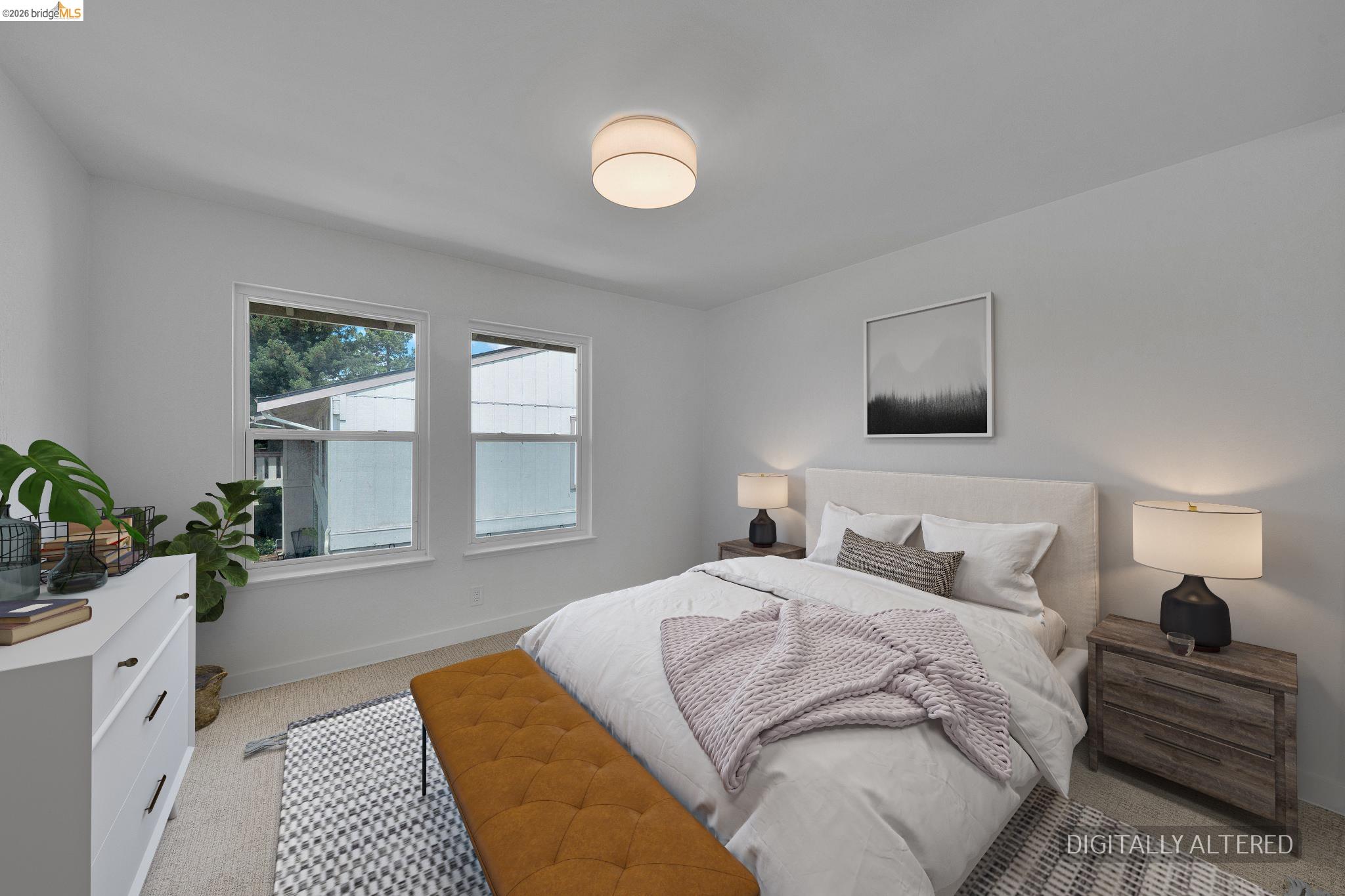 1808 Wildbrook Court, Unit D Concord, CA 94521 - Photo 26 of 47 a bedroom with a large bed and a window