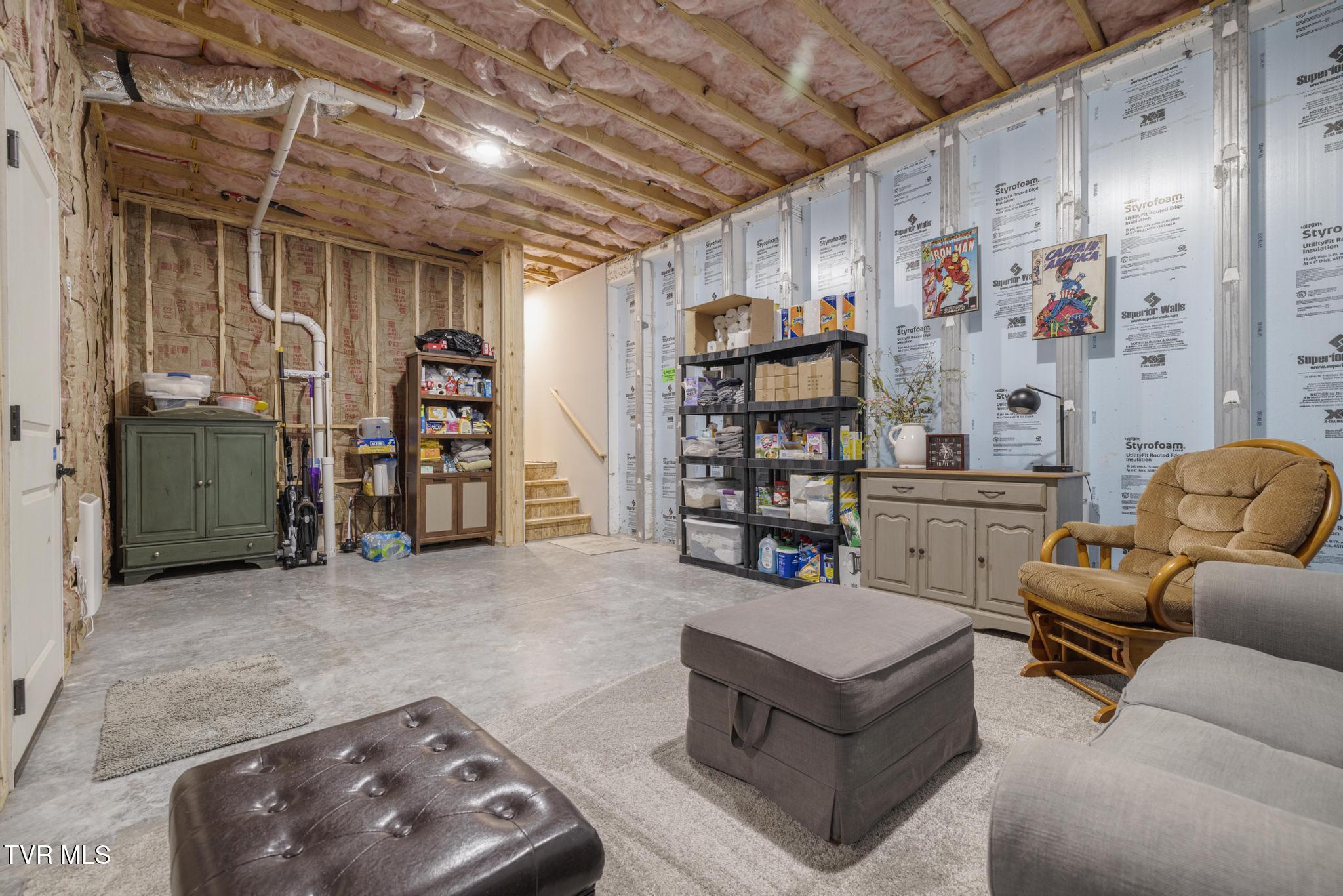 306 Silver Oak Trail Butler, TN 37640 - Photo 35 of 54 Unfinished basement