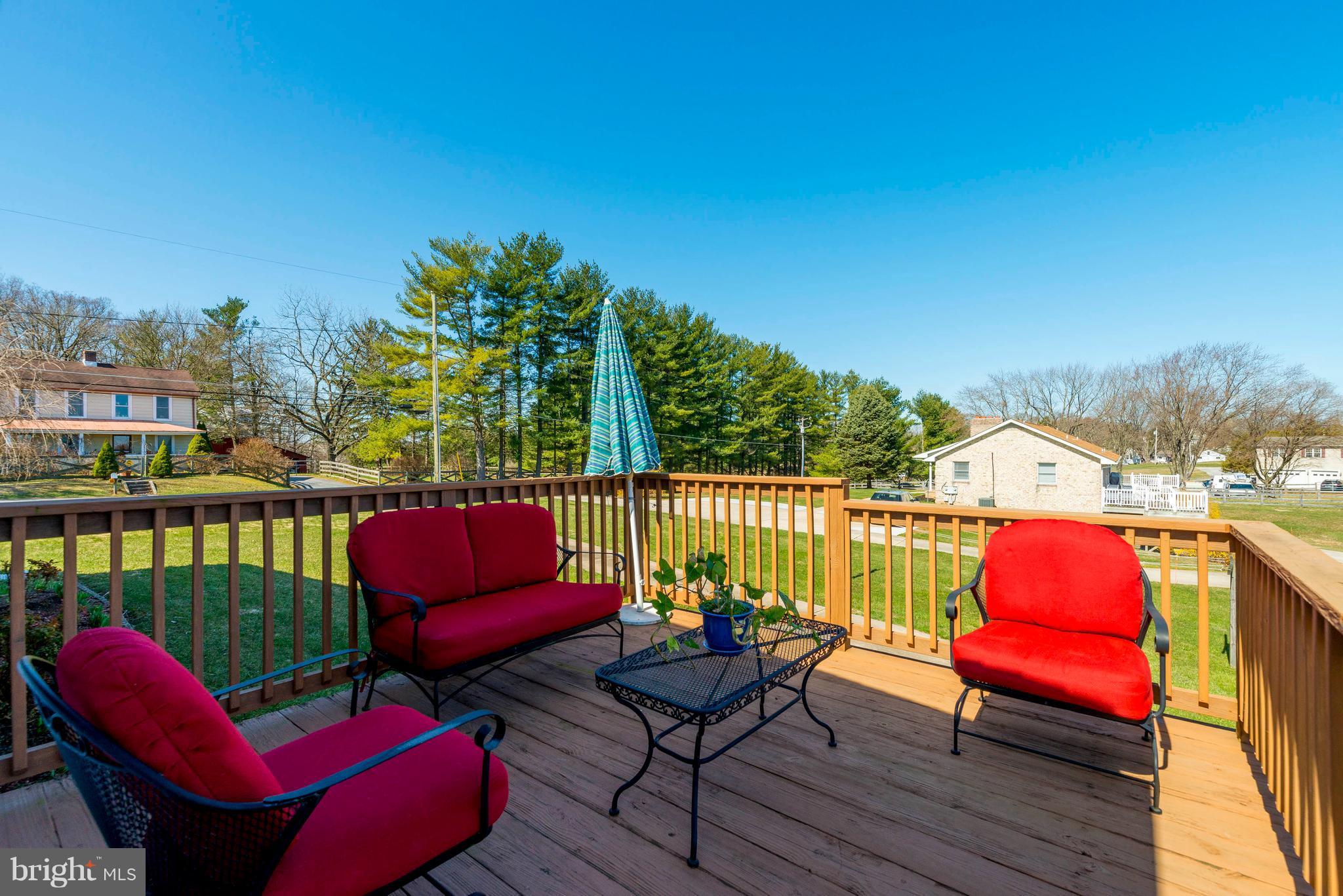 2156 Bollinger Mill Road Finksburg, MD 21048 - Photo 30 of 30 Relaxing Deck with Gorgeous Views