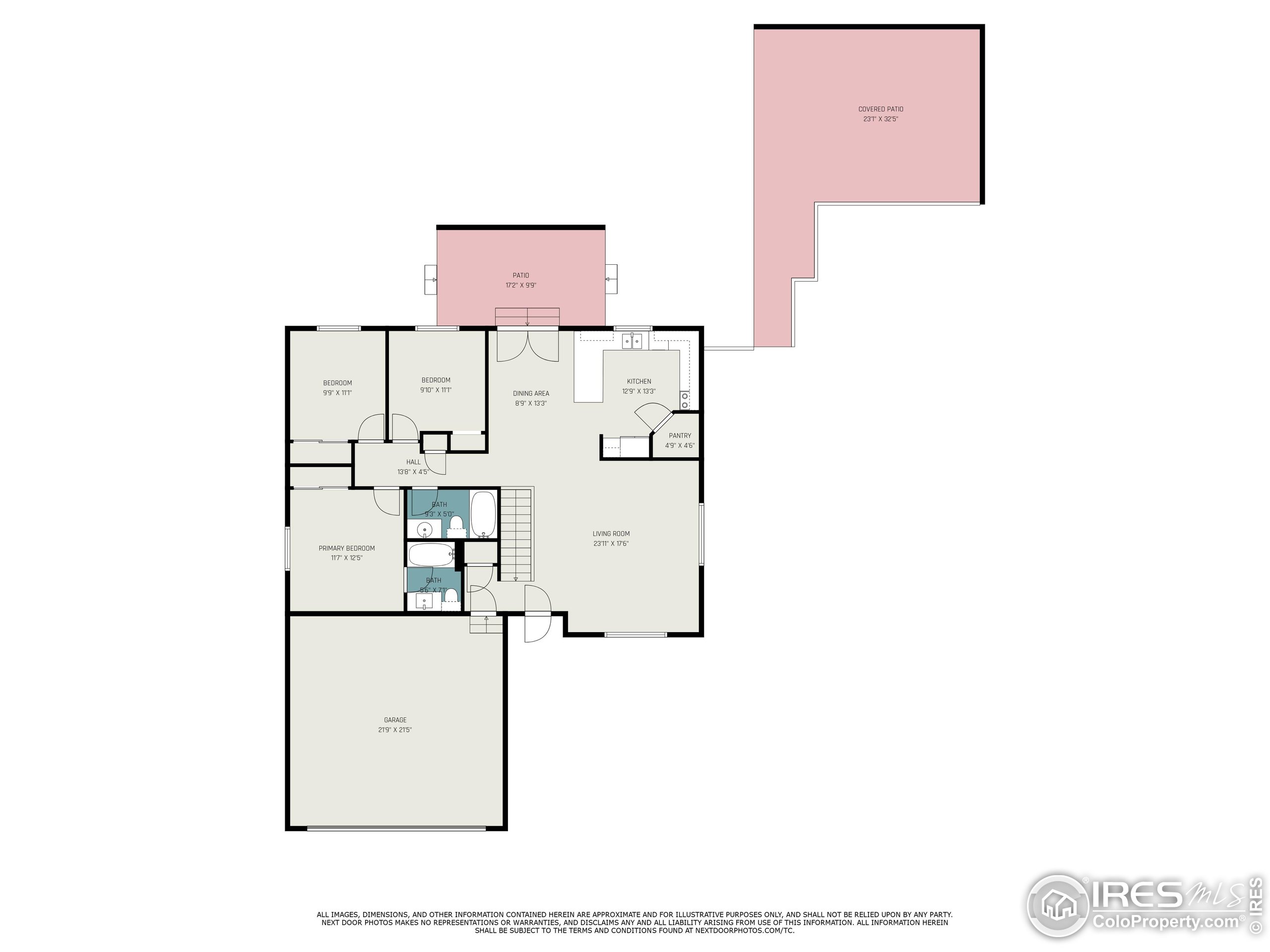 1030 South Fulton Avenue Fort Lupton, CO 80621 - Photo 25 of 26 a picture of a floor plan