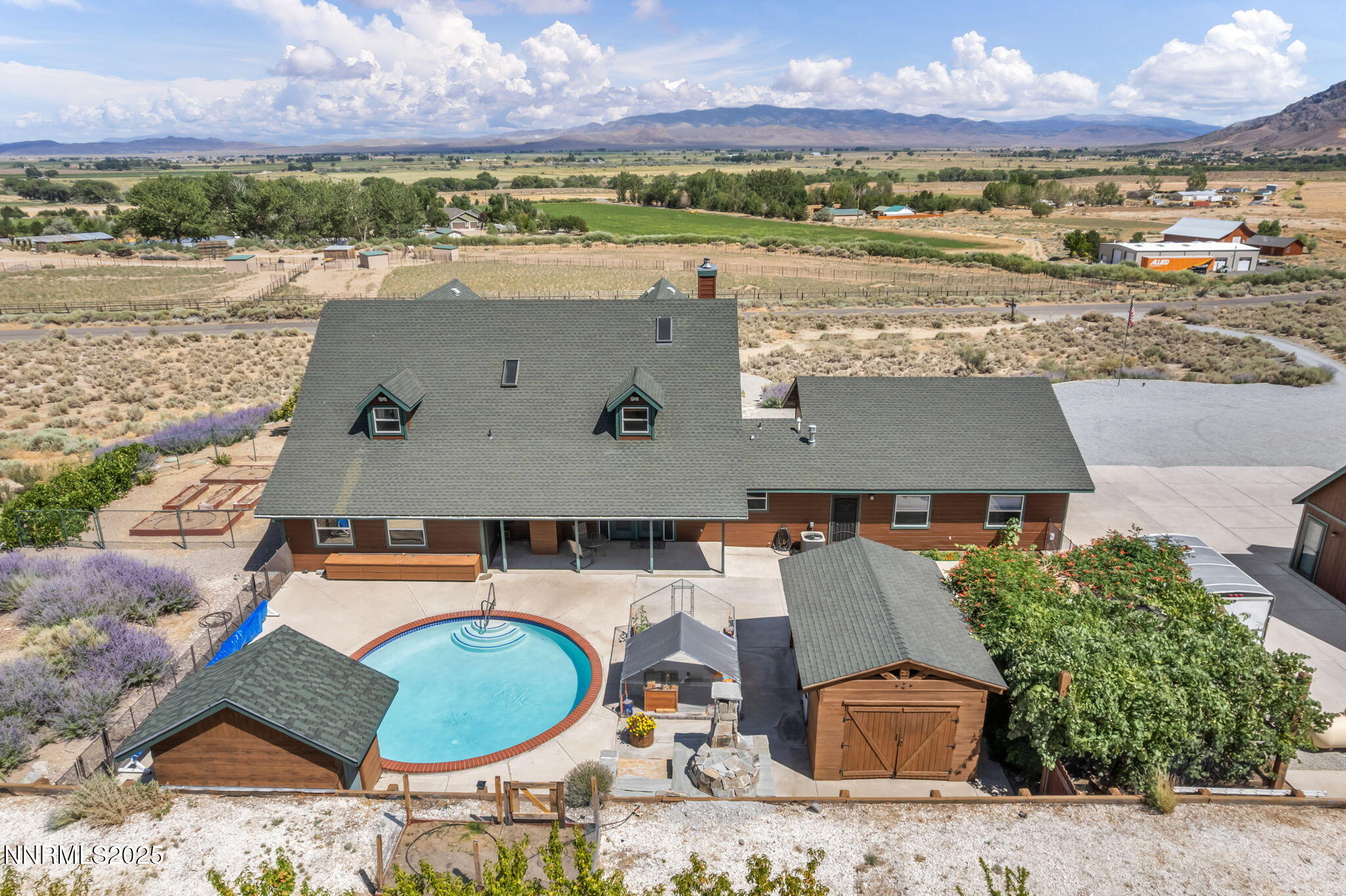 111 Upper Colony Road Wellington, NV 89444 - Photo 27 of 49 an aerial view of residential houses with outdoor space
