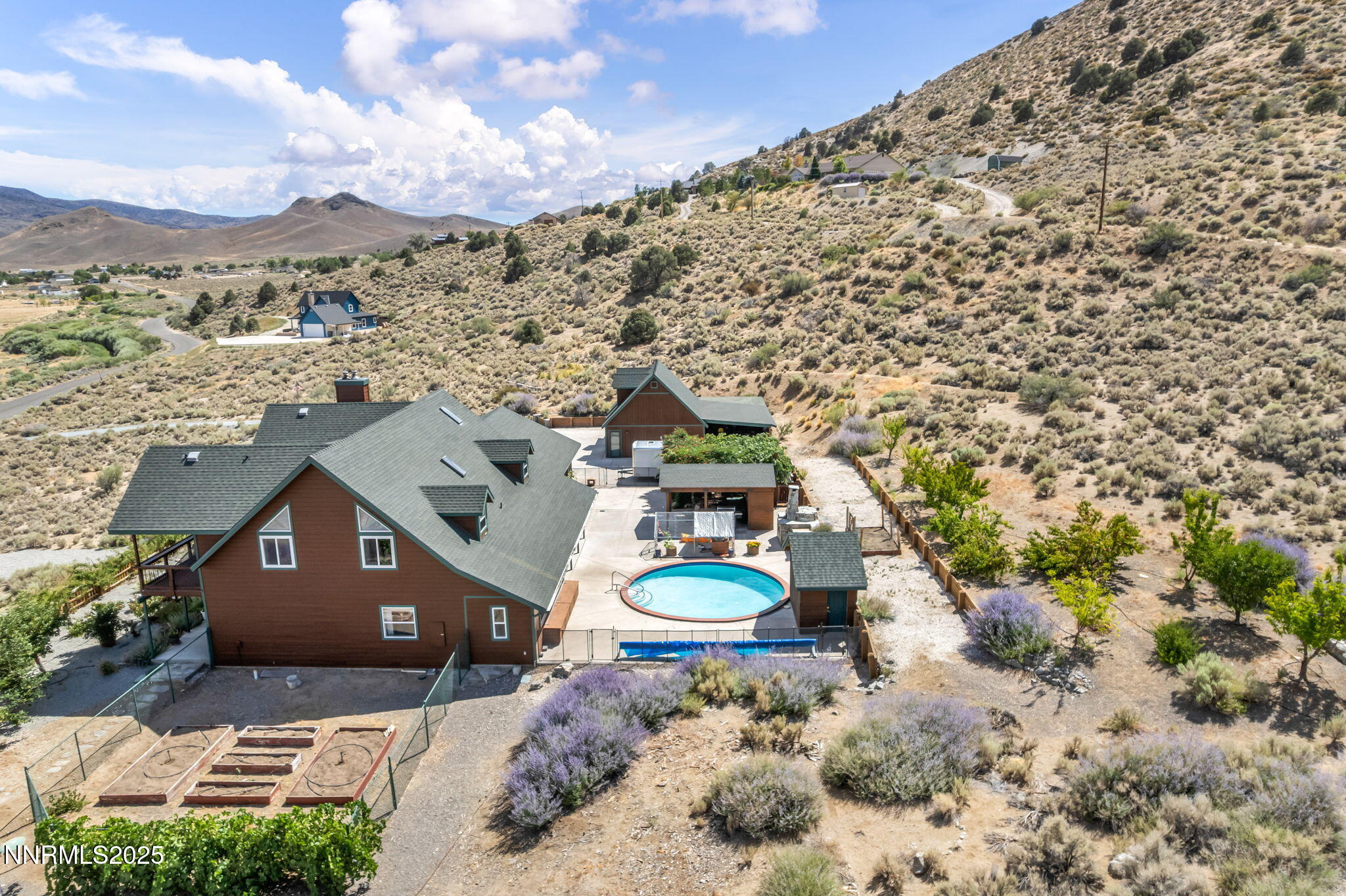 111 Upper Colony Road Wellington, NV 89444 - Photo 28 of 49 an aerial view of a house with a mountain