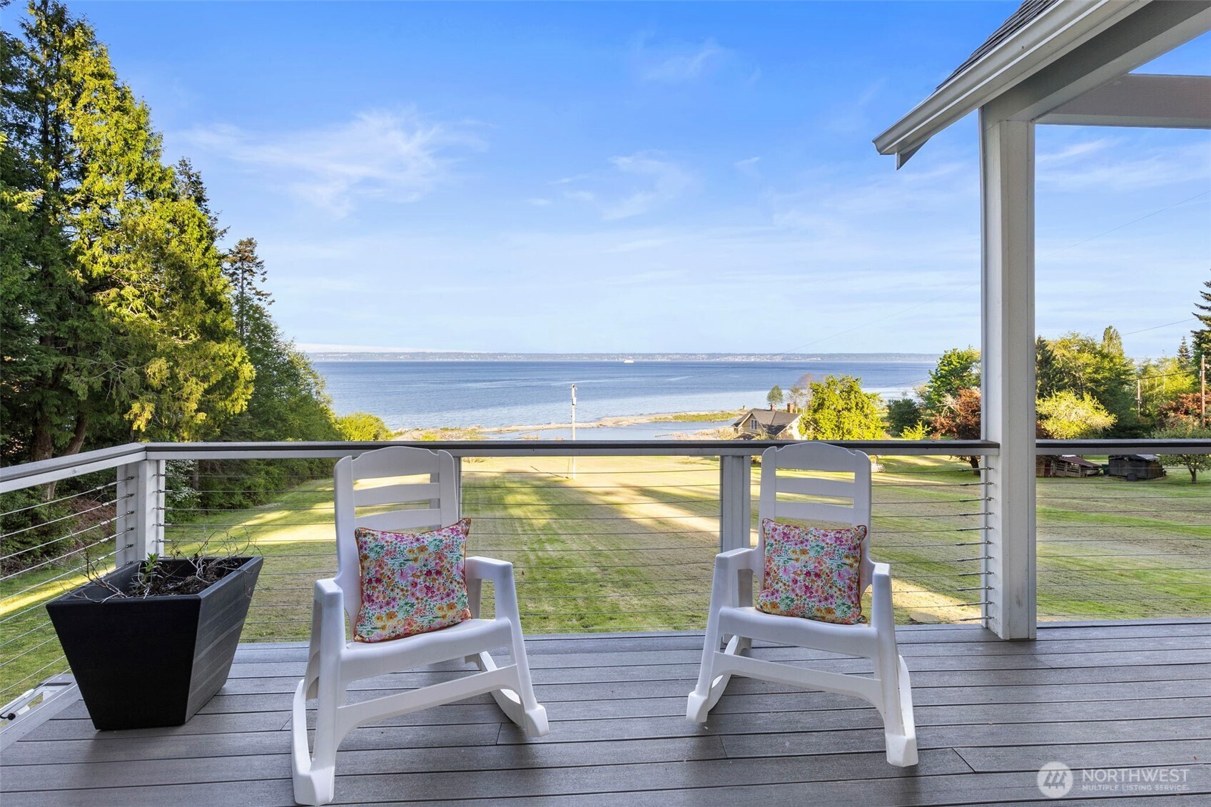 32326 Hoffman Road Northeast Kingston, WA 98346 - Photo 12 of 40 a view of ocean from a balcony