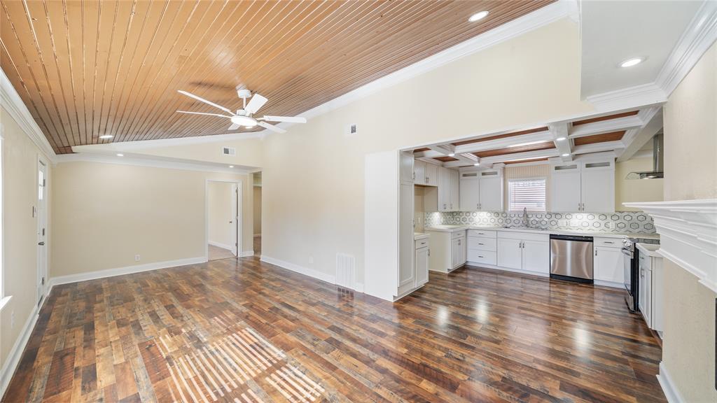 539 Edmonson Avenue Athens, TX 75751 - Photo 9 of 21 a view of a kitchen with wooden floor