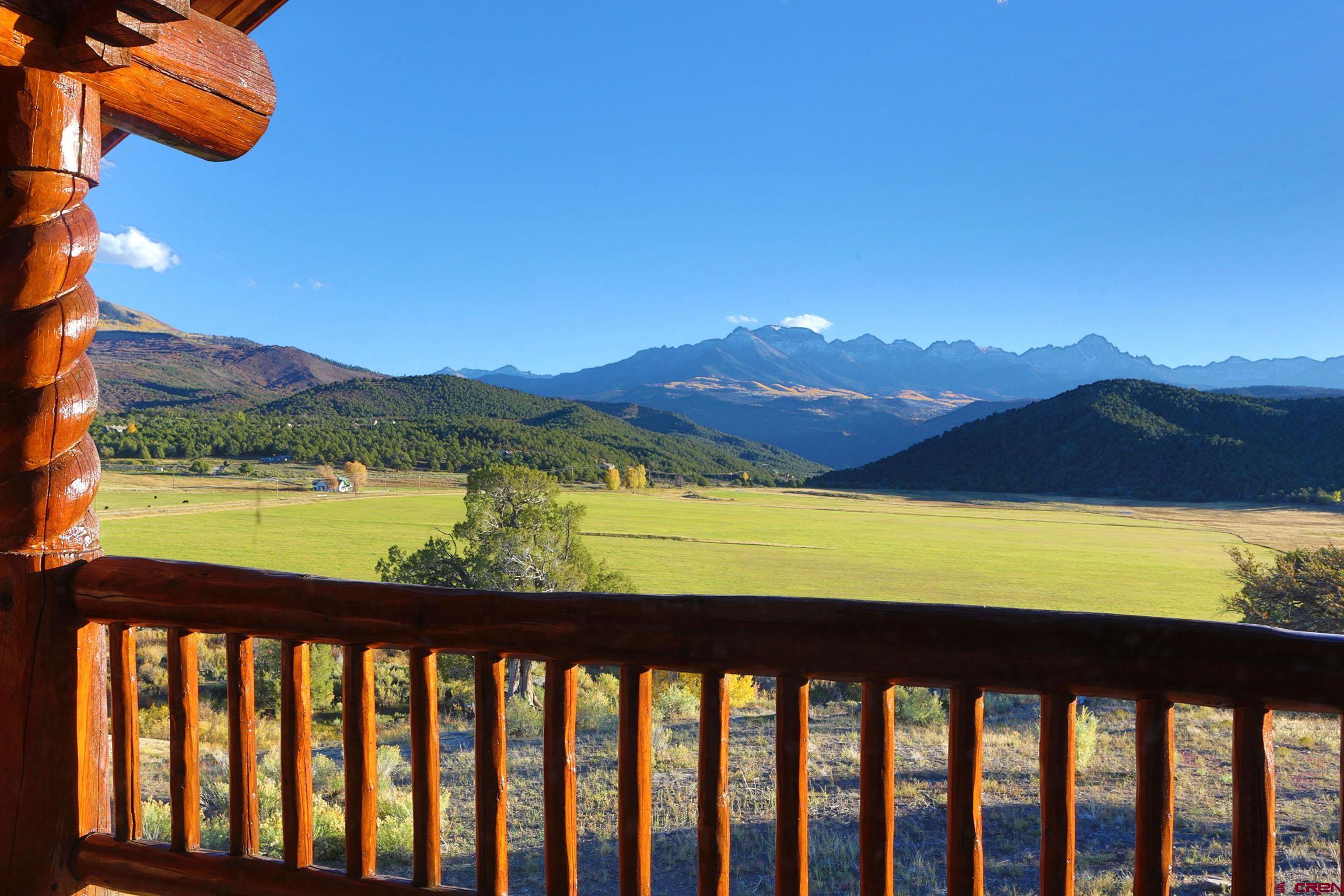 950 County Road 10 Ridgway, CO 81432 - Photo 8 of 32 a view of a city from a balcony
