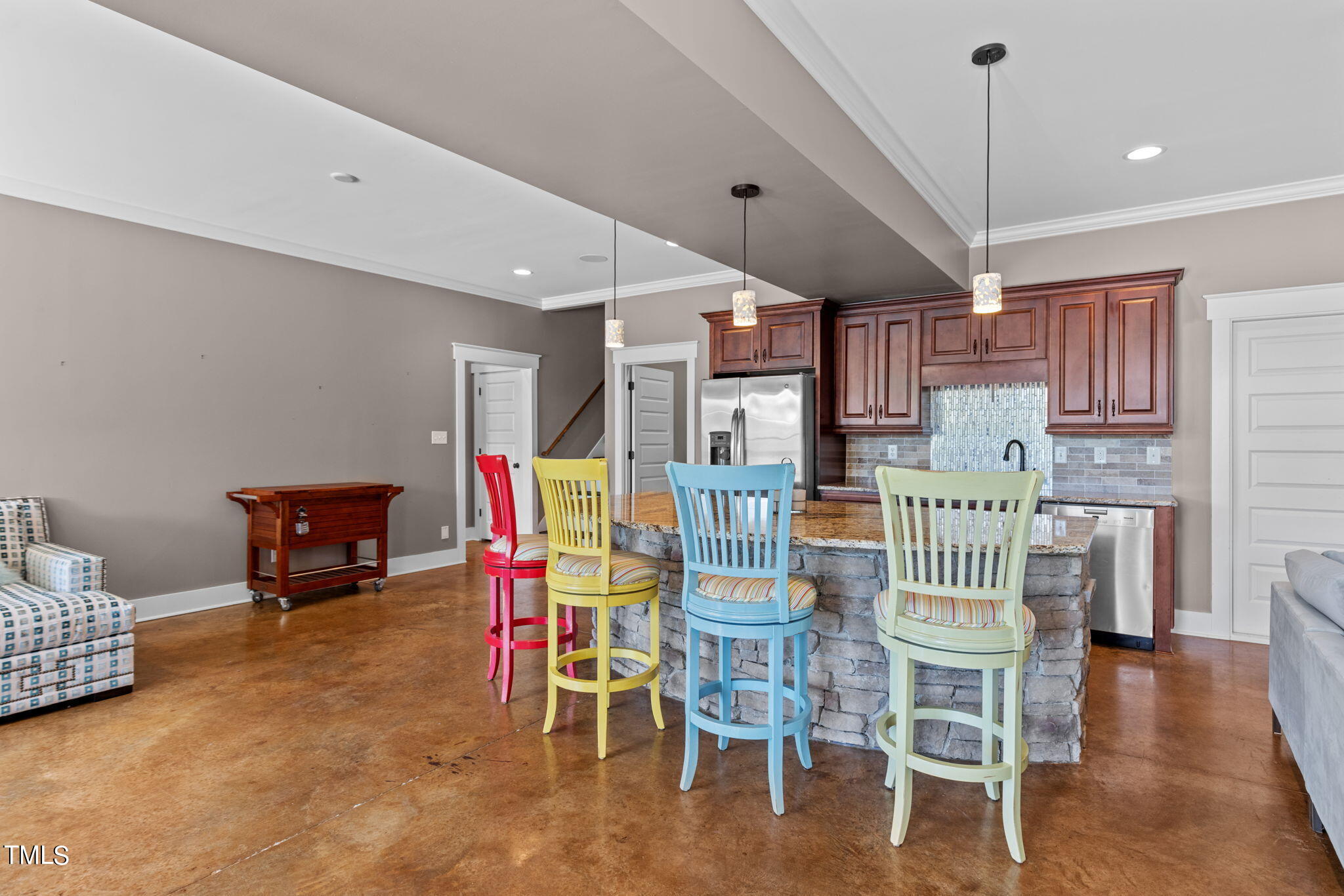 186 Polaris Point Semora, NC 27343 - Photo 40 of 73 a dining room with furniture and wooden floor