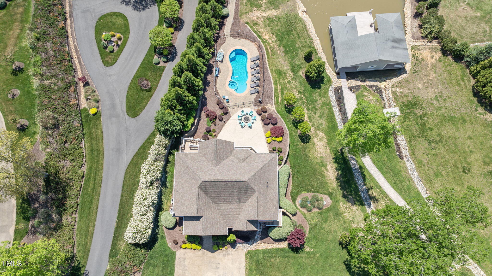 186 Polaris Point Semora, NC 27343 - Photo 65 of 73 an aerial view of a house