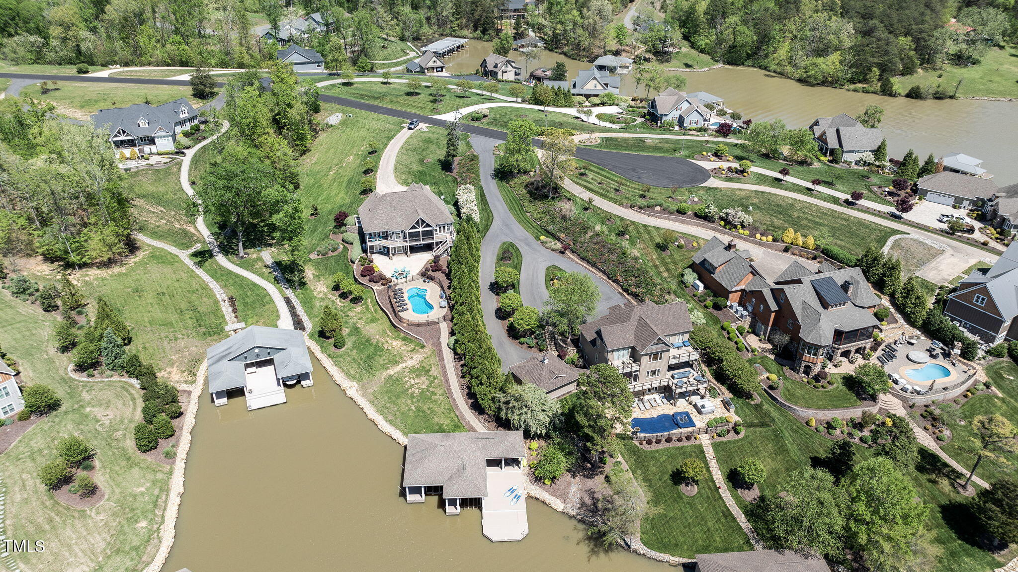 186 Polaris Point Semora, NC 27343 - Photo 72 of 73 an aerial view of a house with outdoor space and street view