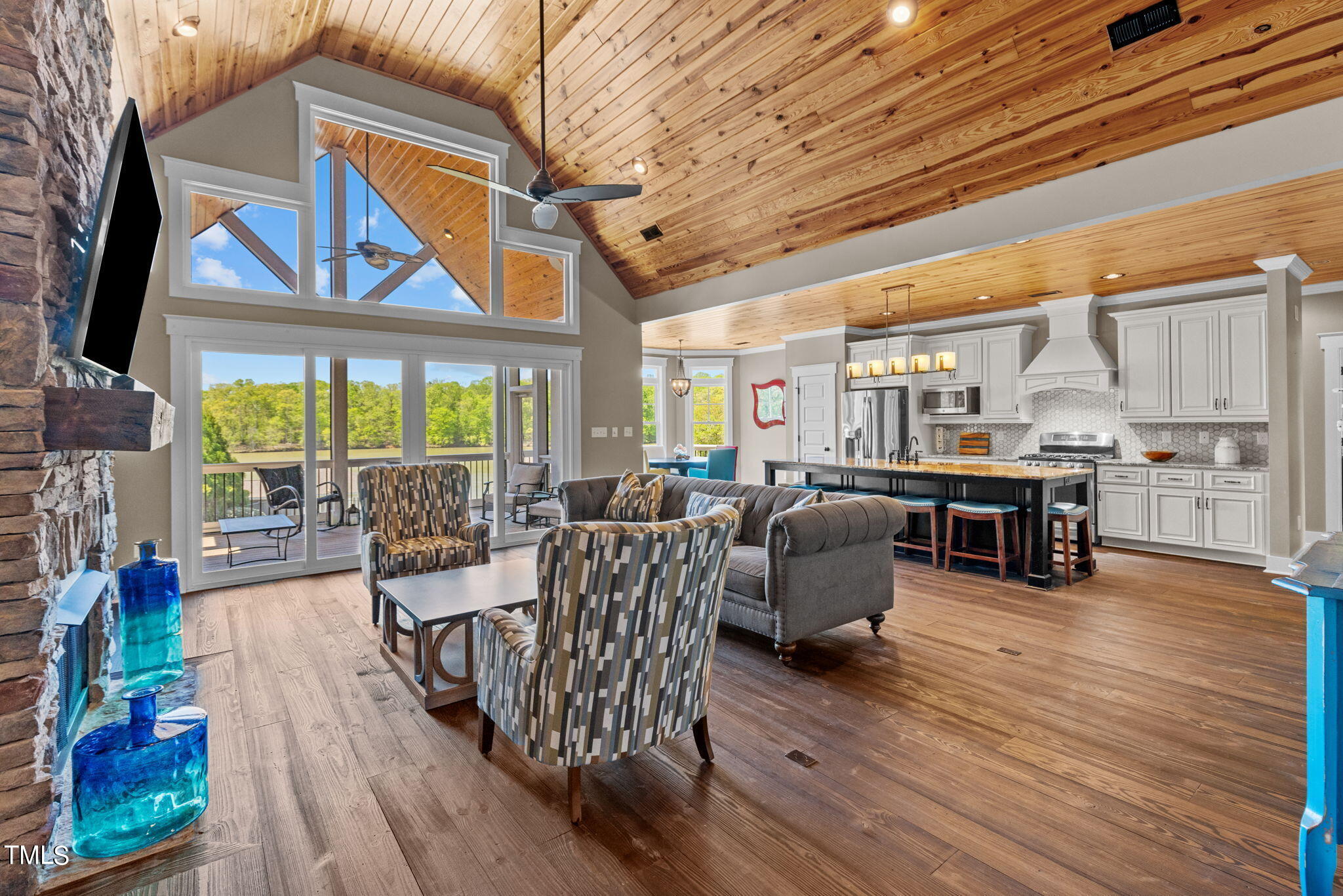 186 Polaris Point Semora, NC 27343 - Photo 9 of 73 a living room with furniture and wooden floor
