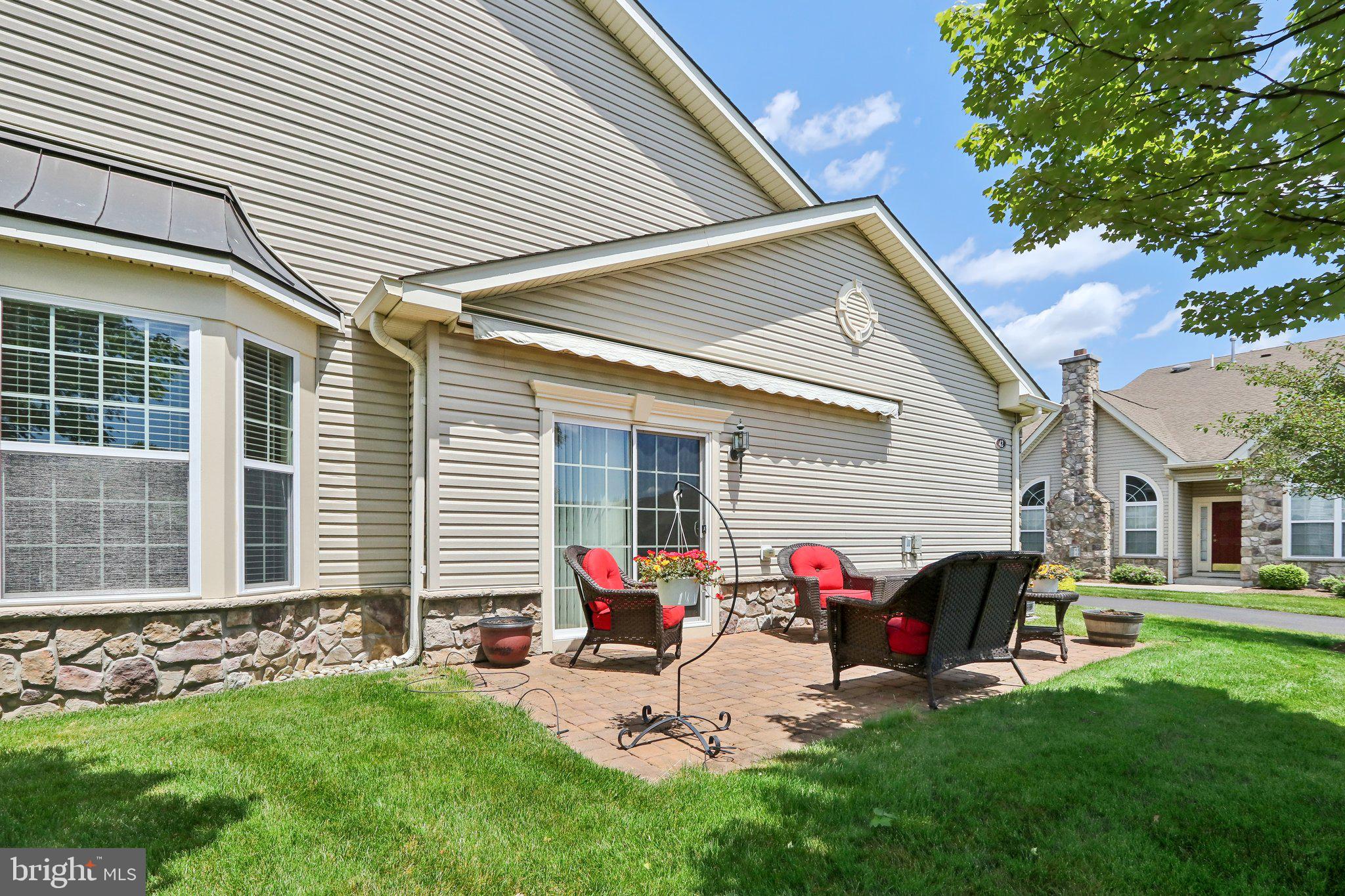 42 Five Ponds Circle Warminster, PA 18974 - Photo 29 of 31 Gorgeous patio with retractable awning