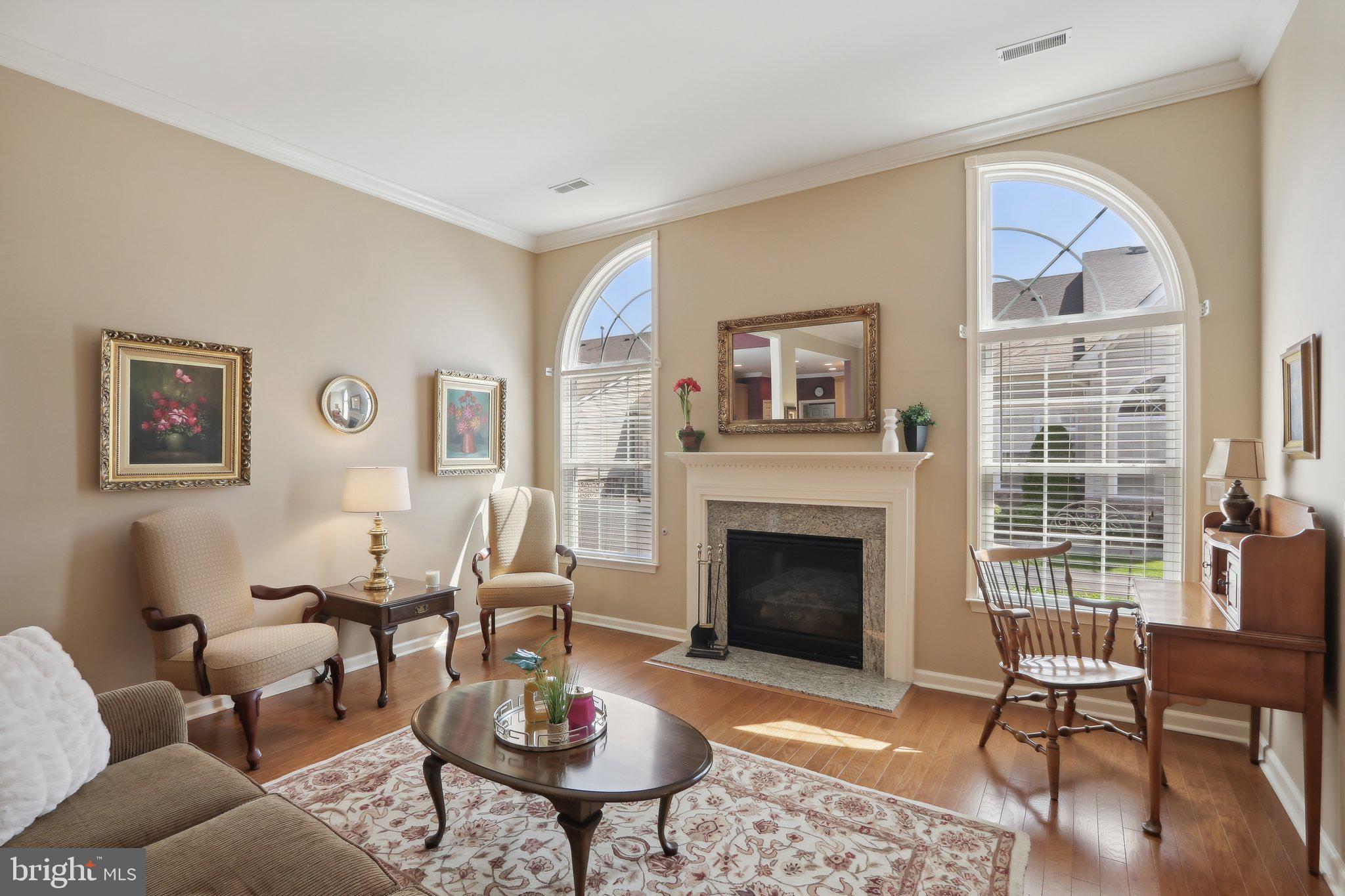 42 Five Ponds Circle Warminster, PA 18974 - Photo 3 of 31 Living room with gas fireplace