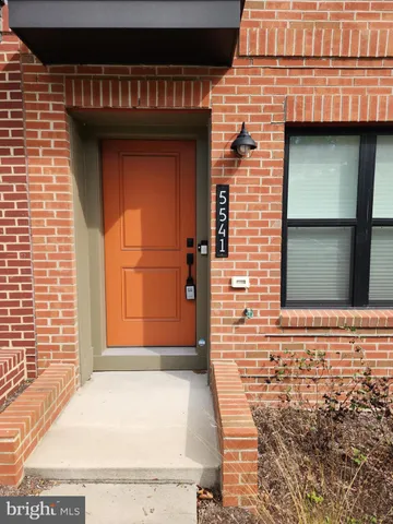 a front view of a house with a window