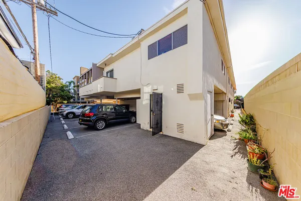 a view of a car garage