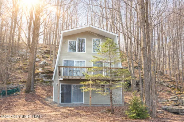 a view of a house with a stairs