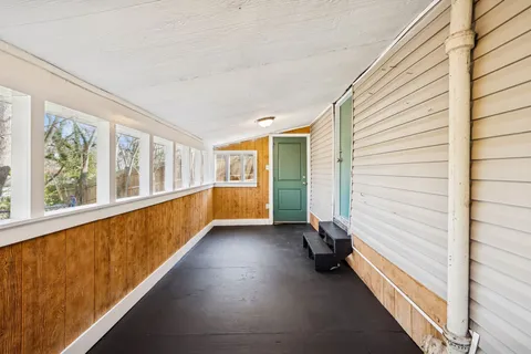 a view of a room with window