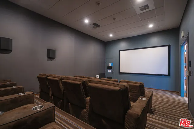 a room with furniture