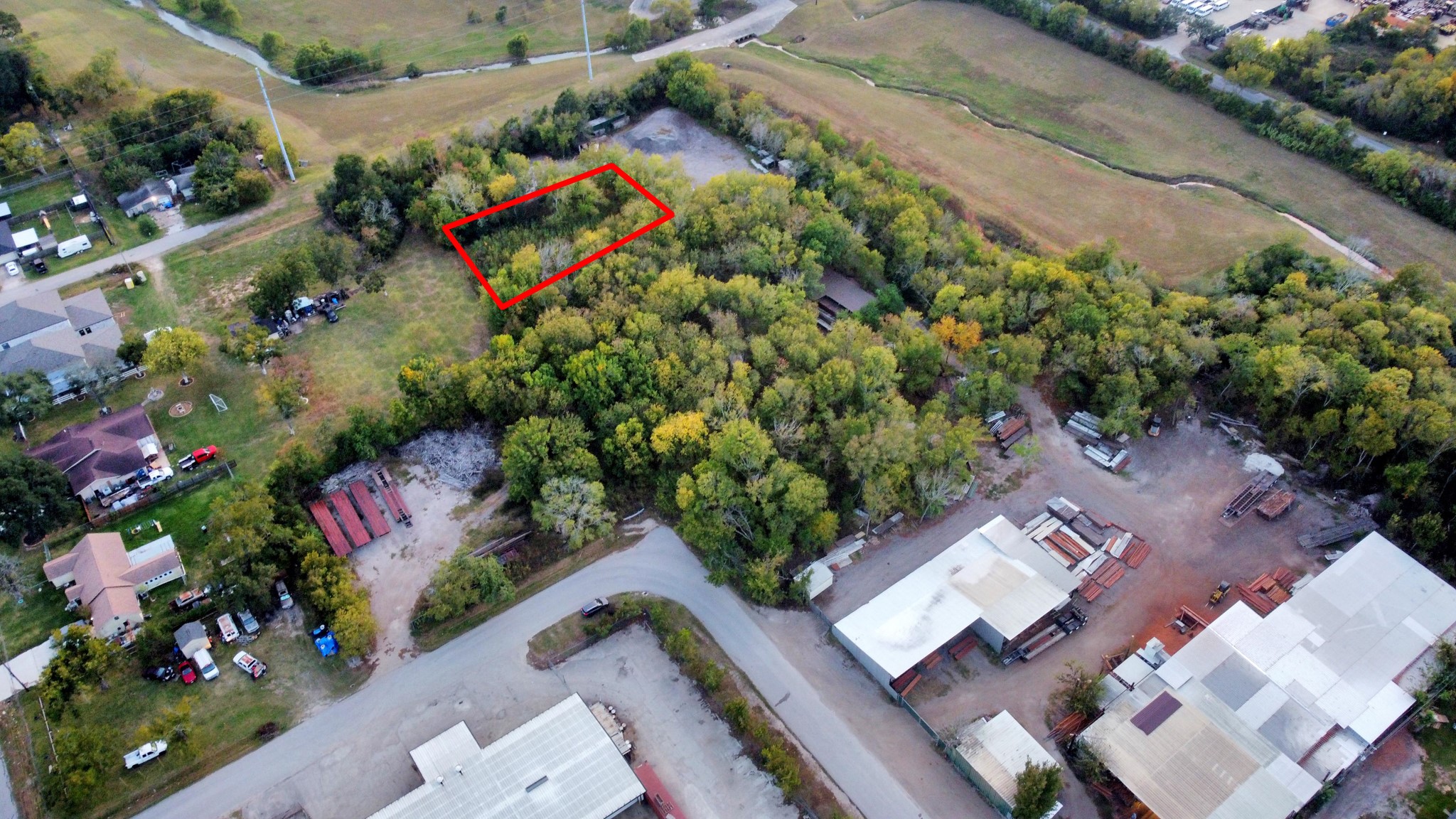 0 12th Street La Porte, TX 77571 - Photo 2 of 9 an aerial view of a house with a yard