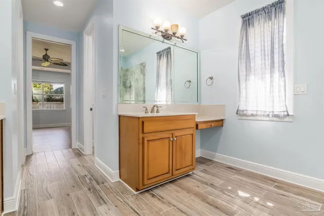 a view of a small space