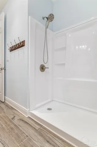 wooden floor in an empty room
