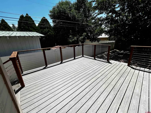 a view of balcony and deck