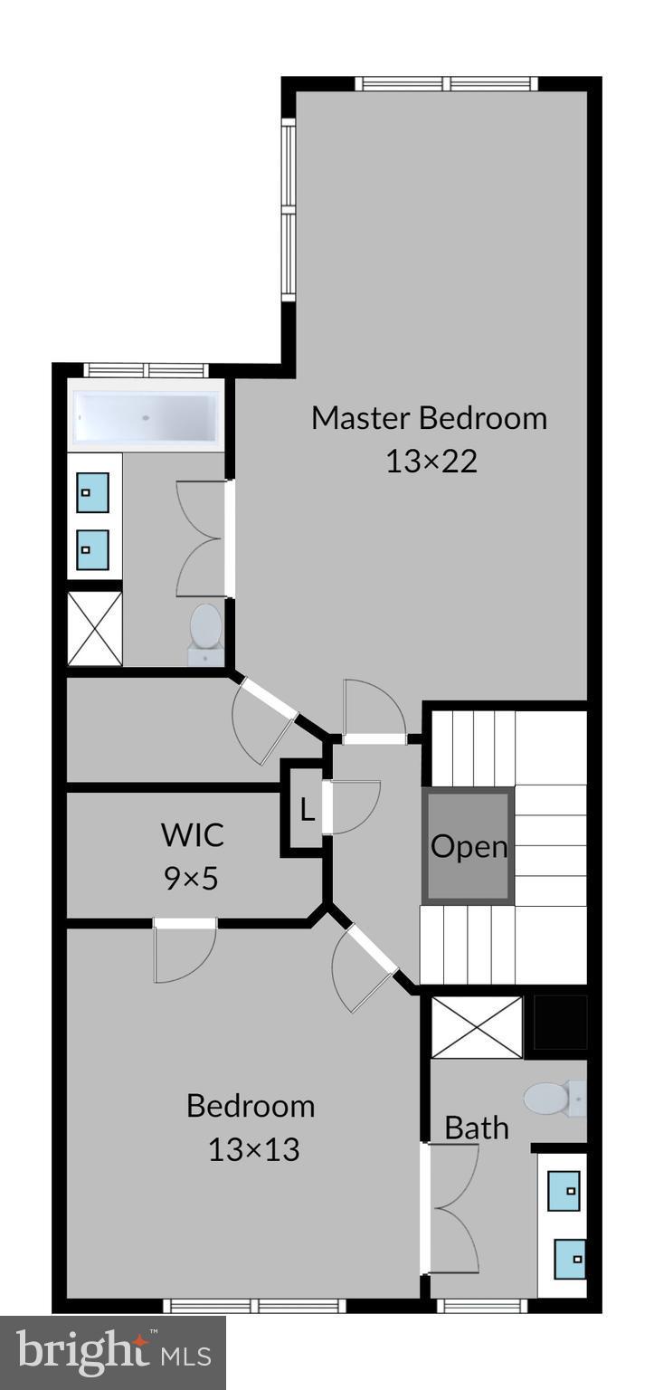 1458 Park Garden Lane Reston, VA 20194 - Photo 28 of 29 Floor Plan - Upper Level