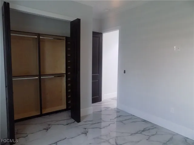 a car parked in a parking room