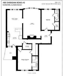 $549,500 | 480 Sheridan Road, Unit 3, Evanston, IL 60202