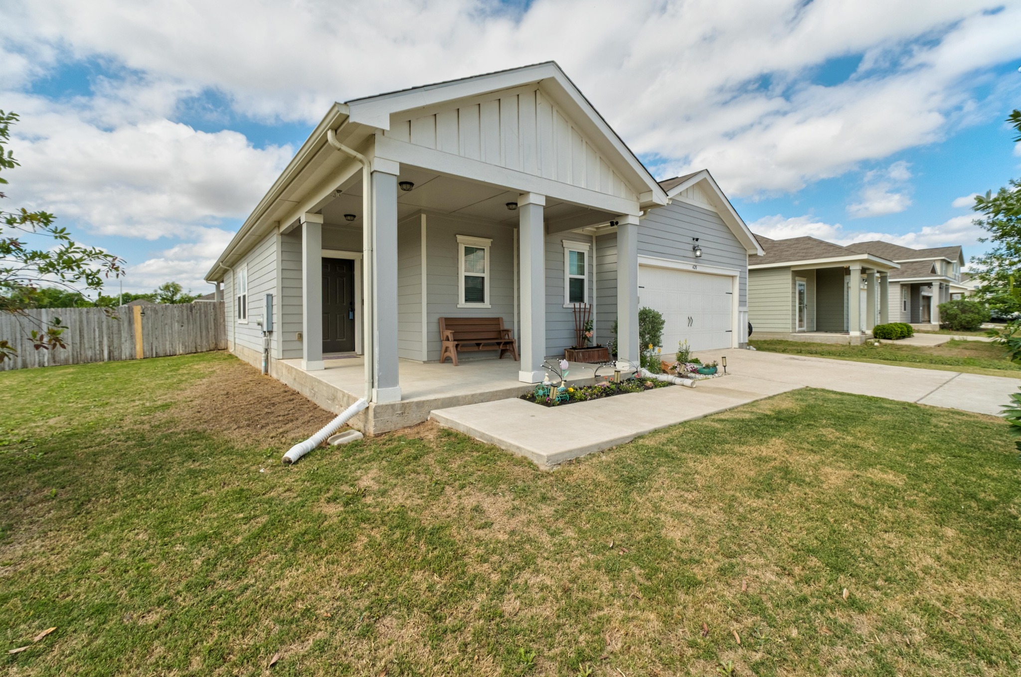 420 Seneca Loop Kyle, TX 78640 - Photo 3 of 26 Covered front porch
