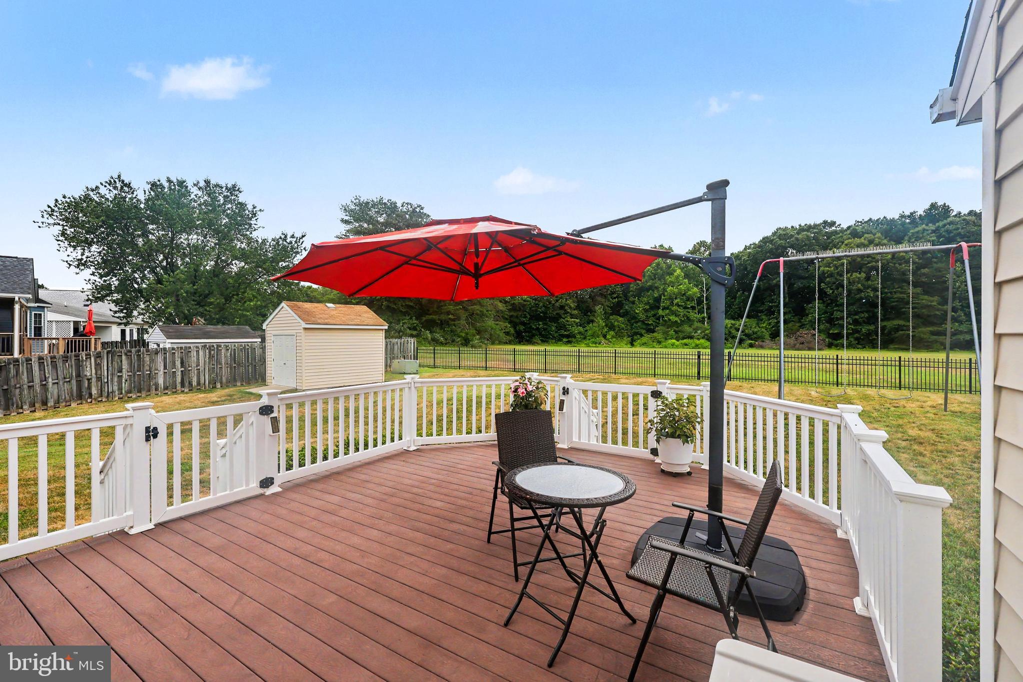 183 Choptank Road Stafford, VA 22556 - Photo 9 of 38 LARGE Rear Deck w/Composite Decking & VinylRailing