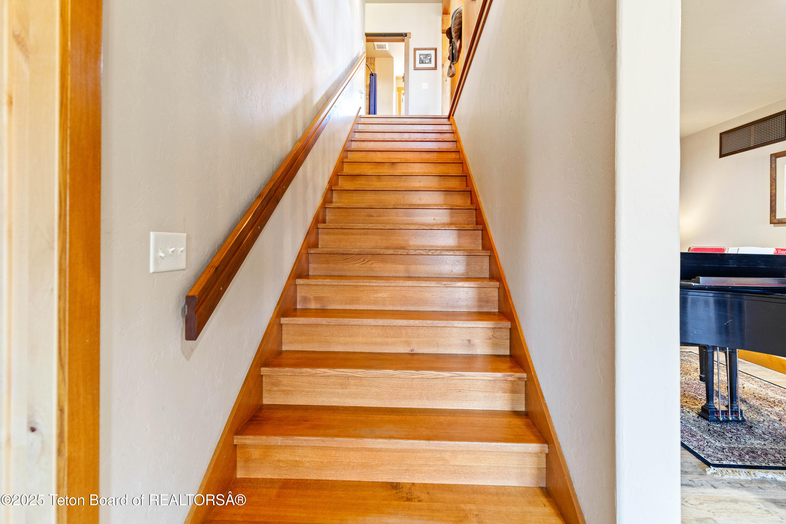 374 Upper Ridge Road Alpine, WY 83128 - Photo 49 of 80 374 Upper Ridge Rd Stairs to Bsmt