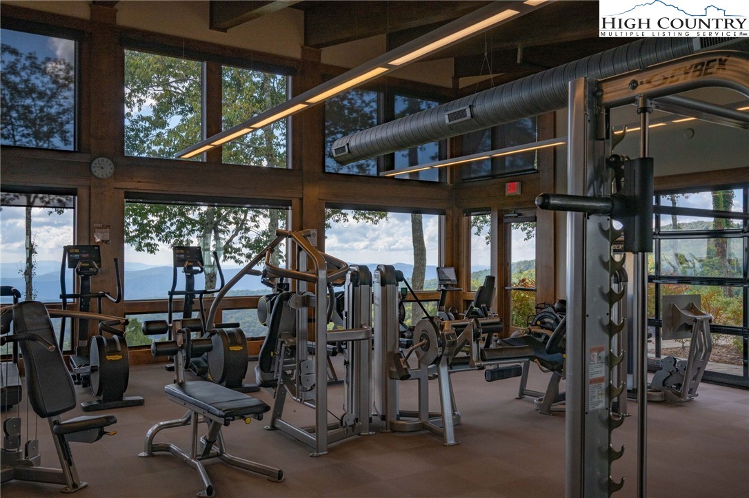 188 Ramblestone Terrace, Unit 101 Boone, NC 28607 - Photo 34 of 48 a view of a room with gym equipment